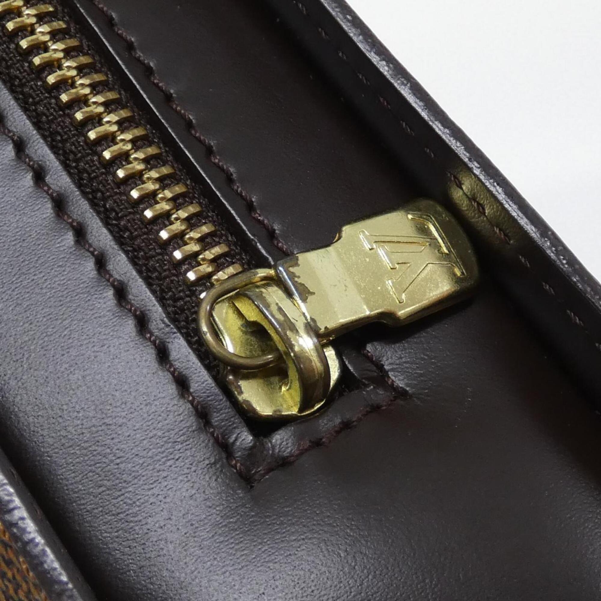 Louis Vuitton Brown Coated Canvas Briefcase (Pre-Owned)