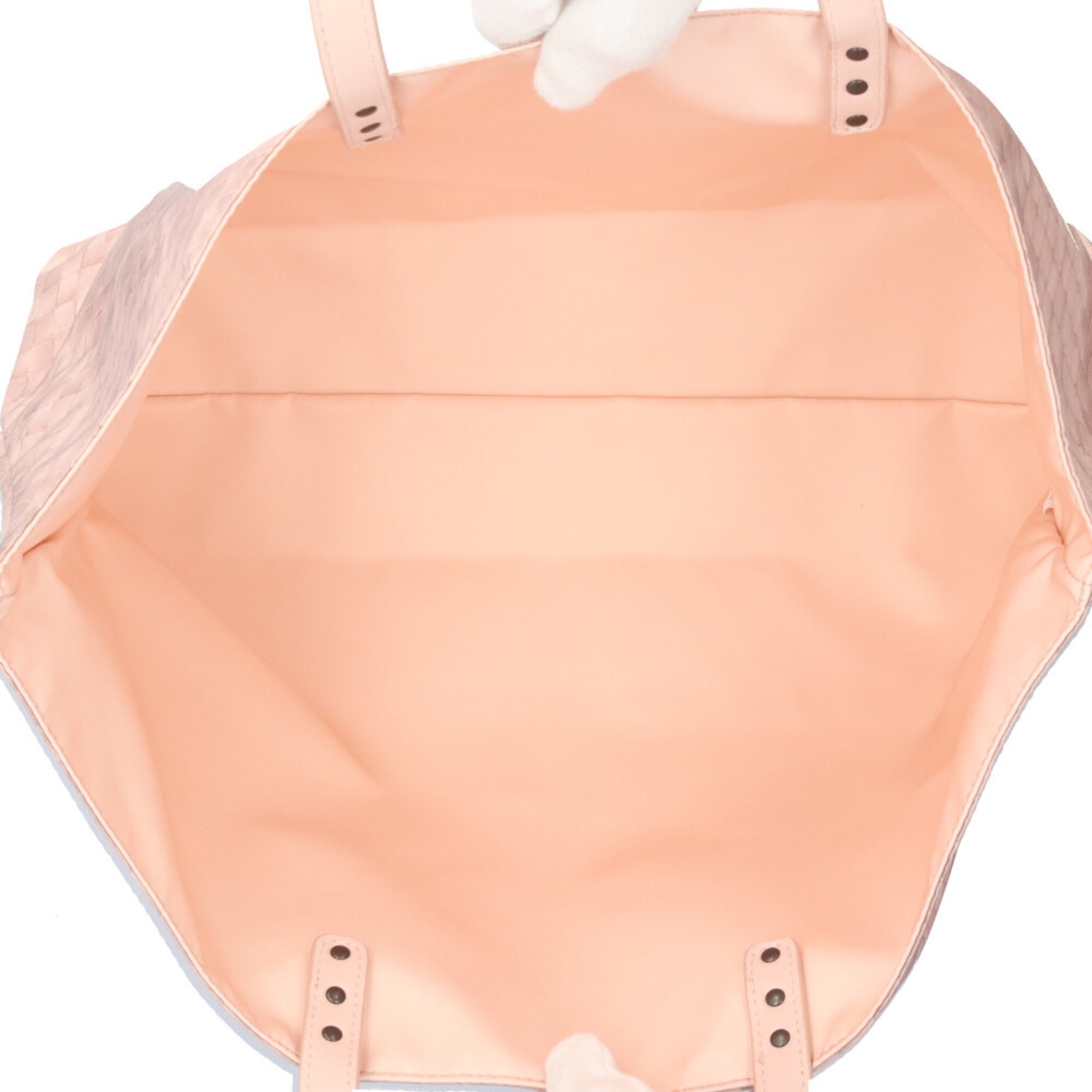 Bottega Veneta Intrecciolusion Pink Nylon Tote Bag (Pre-Owned)