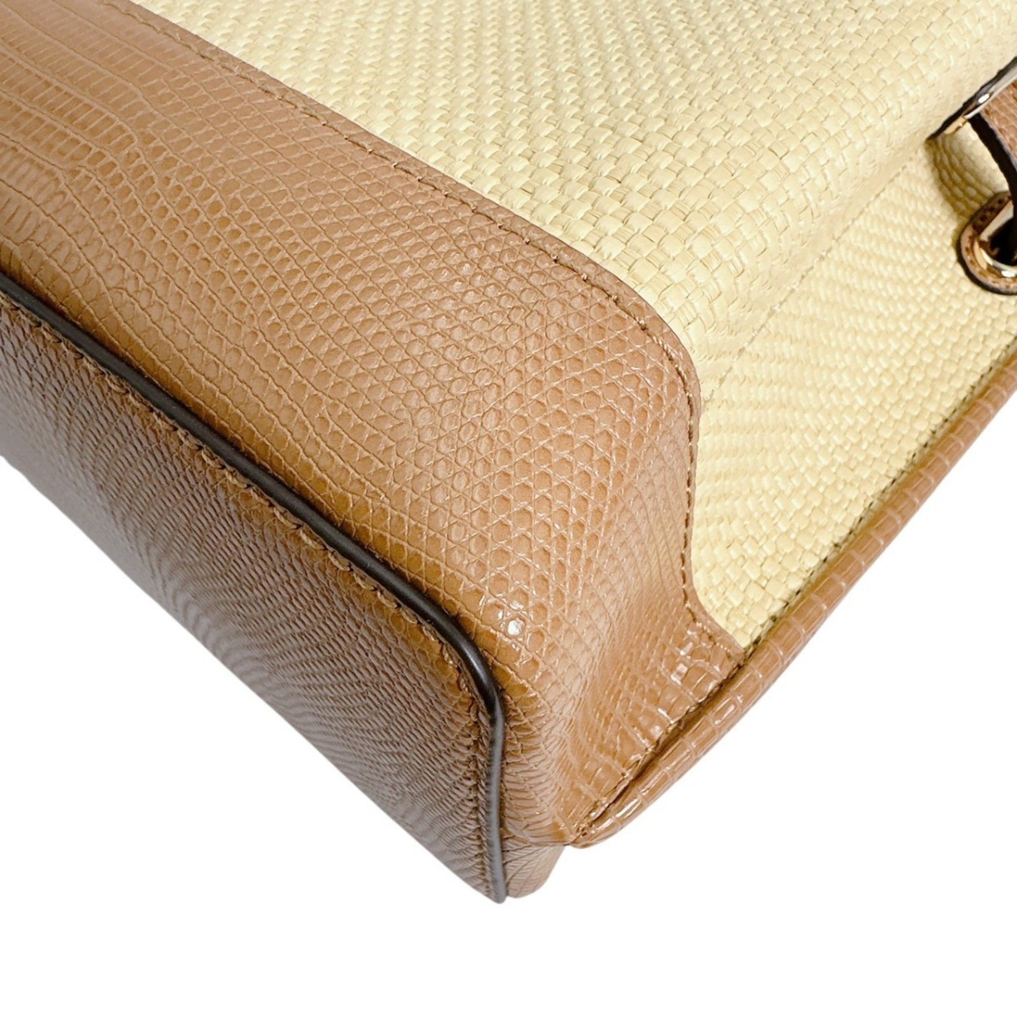 Michael Kors Brown Elastane Handbag Shoulder Bag (Pre-Owned)