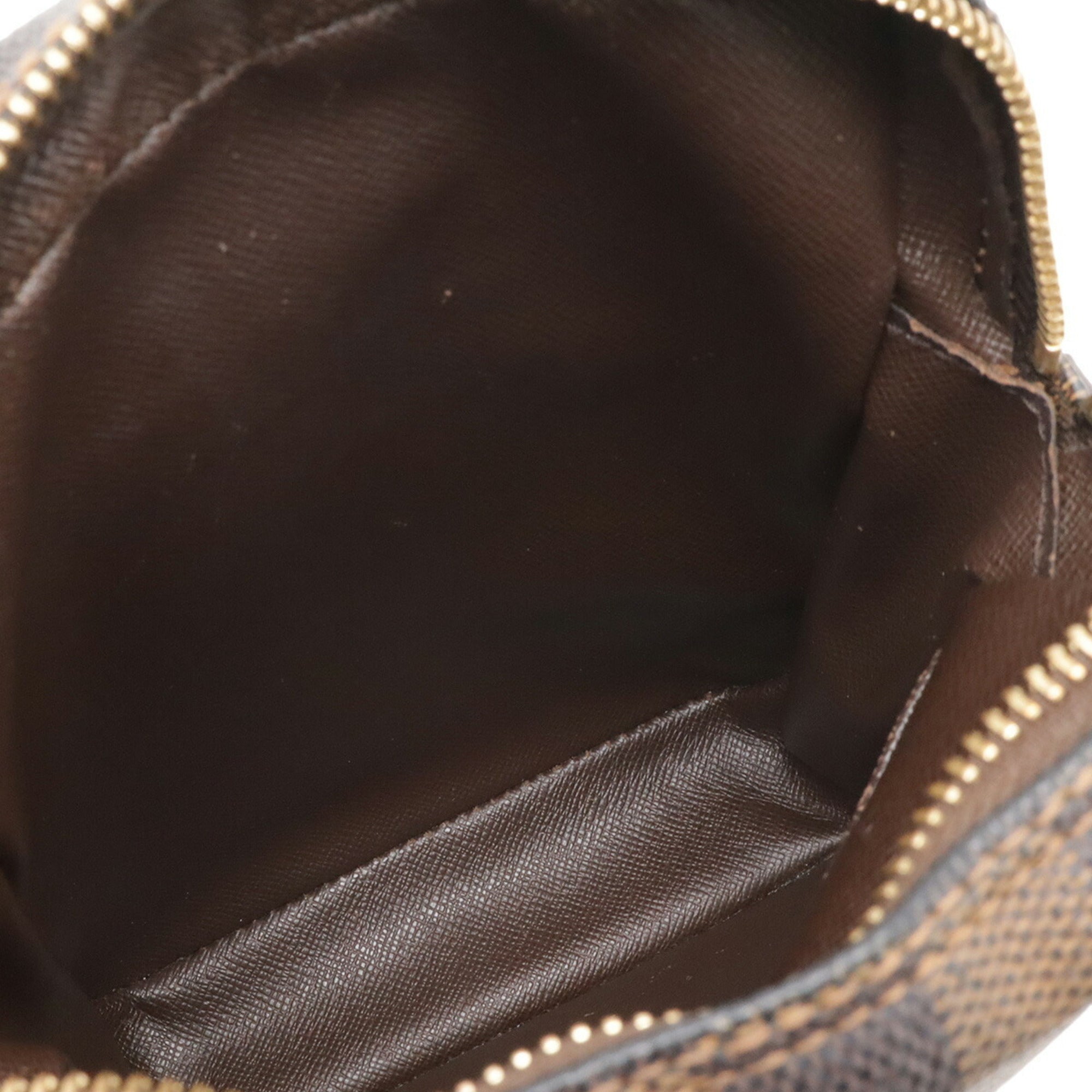 Louis Vuitton Brown Damier Canvas White Pvc Shoulder Bag (Pre-Owned)