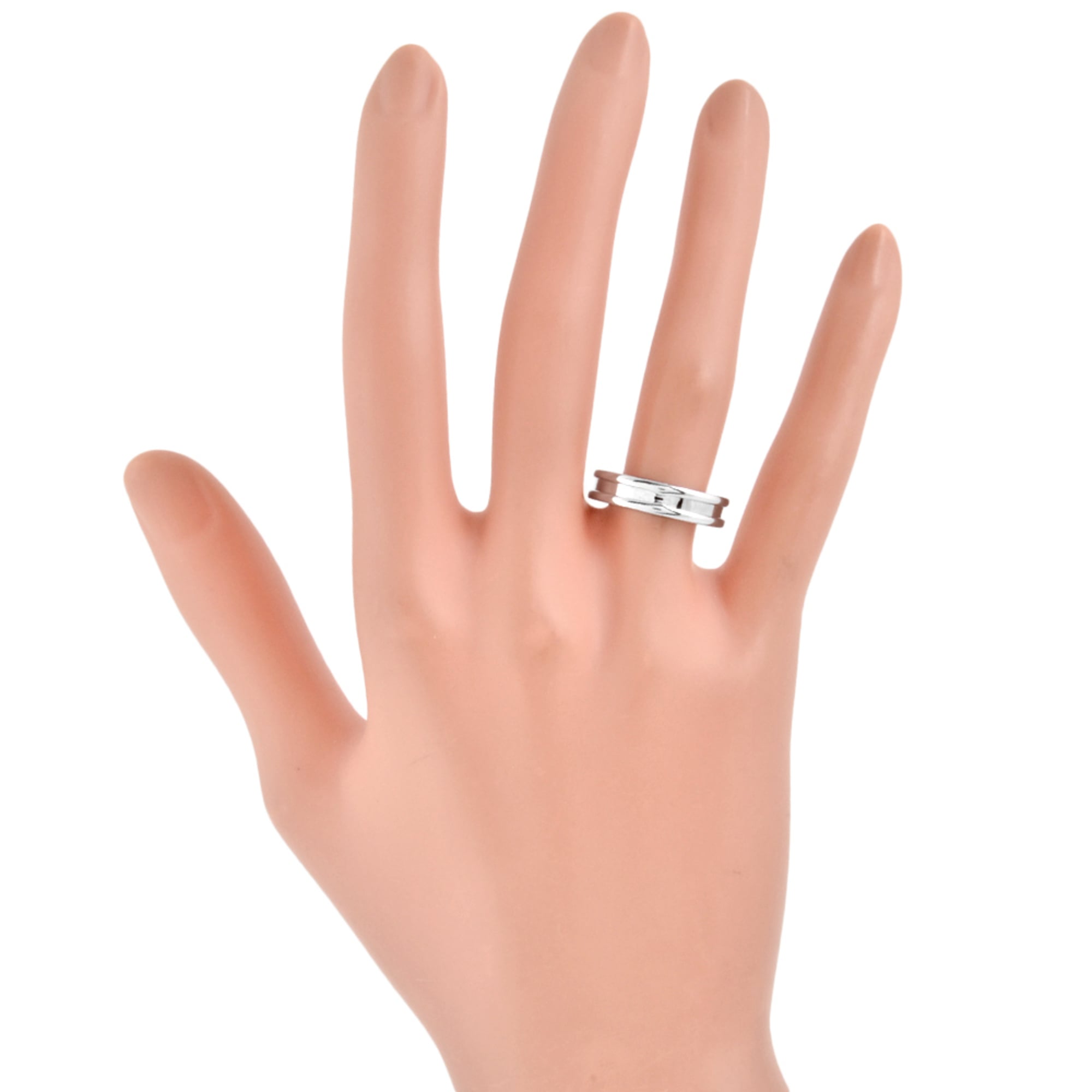 Bvlgari White Gold (18K) Band Ring (Pre-Owned)