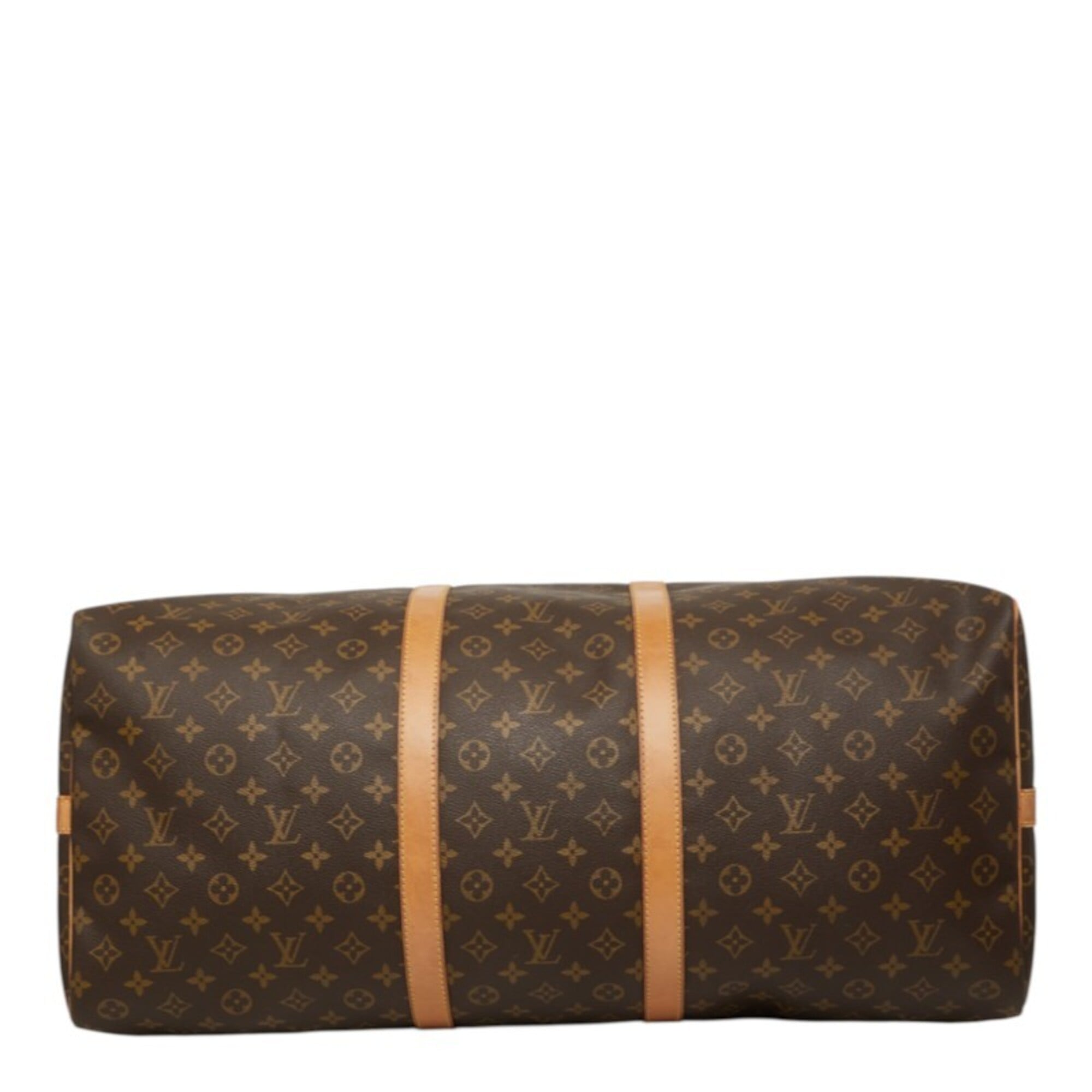 Louis Vuitton Monogram Brown Pvc Leather Boston Bag Shoulder Bag (Pre-Owned)