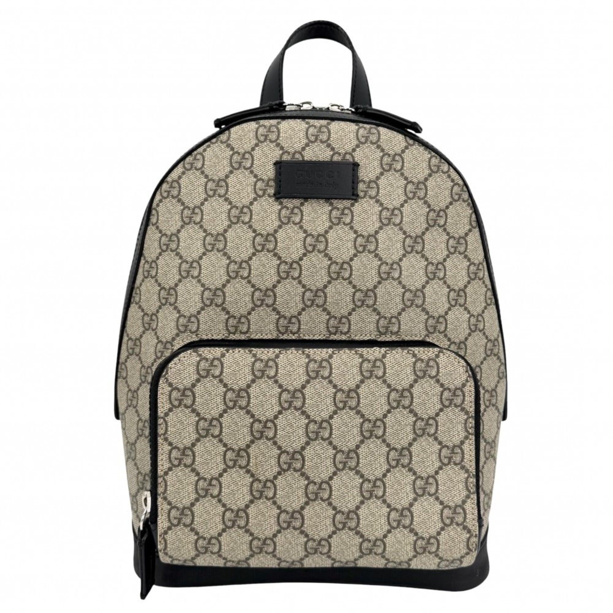 Gucci Beige Black Brown Gg Supreme (Pre-Owned)
