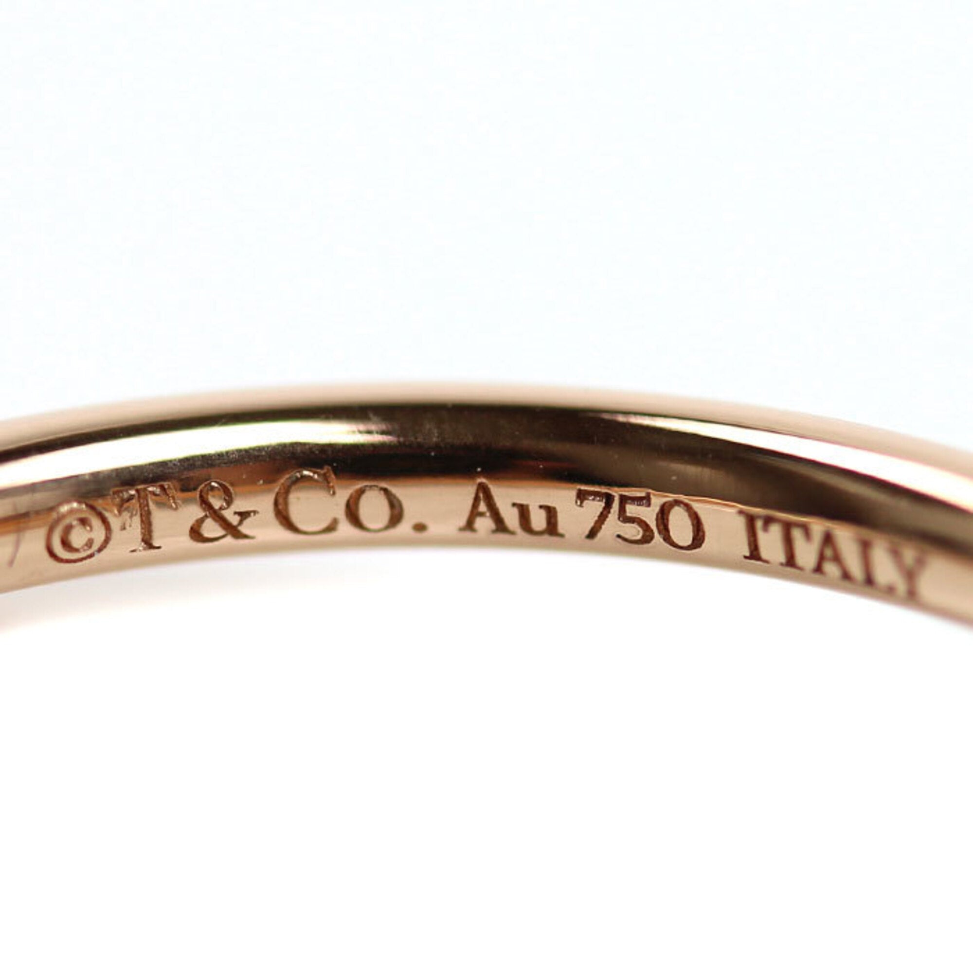 Tiffany Pink Gold (18K) Band Ring (Pre-Owned)
