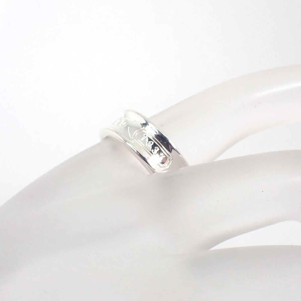 Tiffany Sterling Silver 925 Band Ring (Pre-Owned)