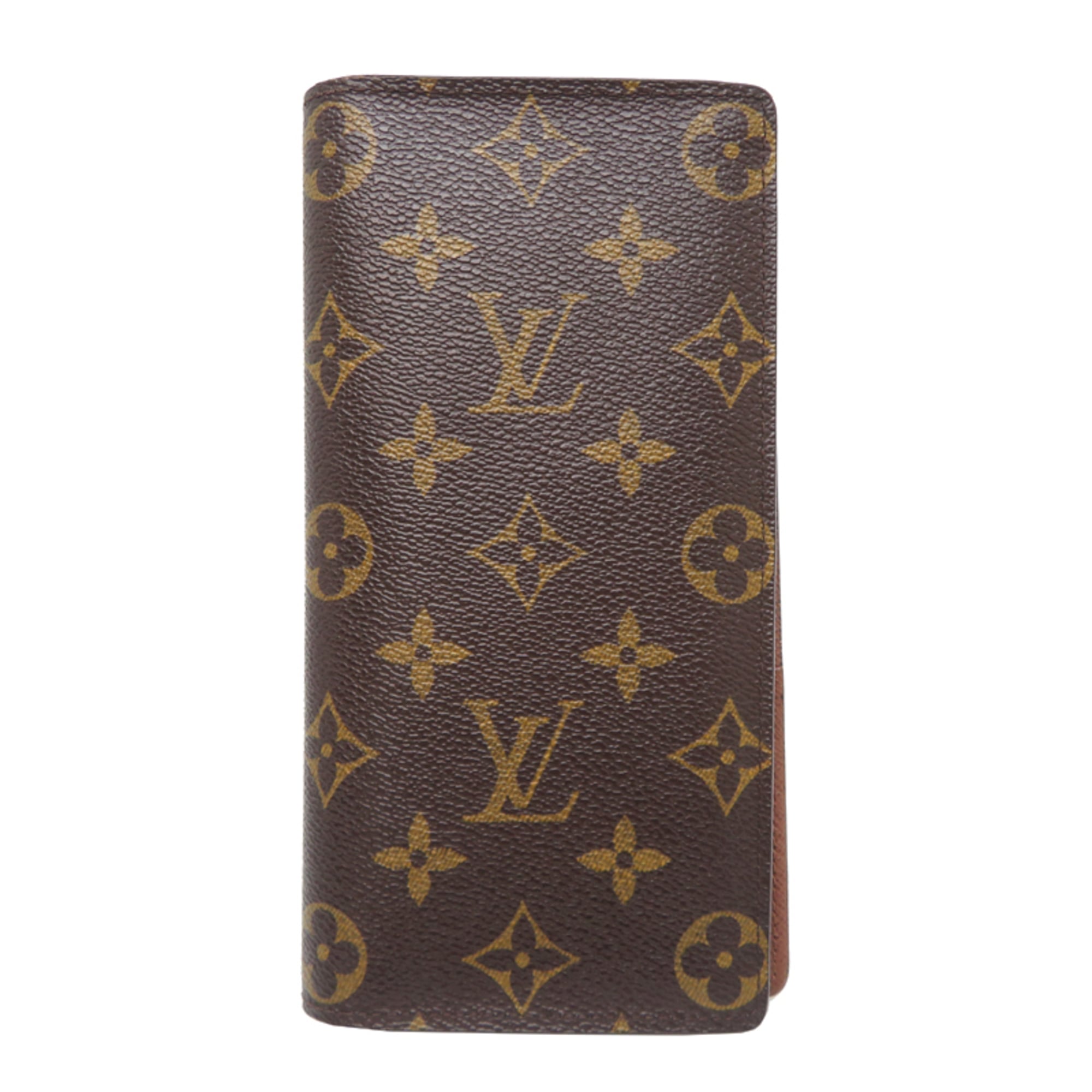 Louis Vuitton Brown Monogram Long Wallet (Bi-Fold) (Pre-Owned)