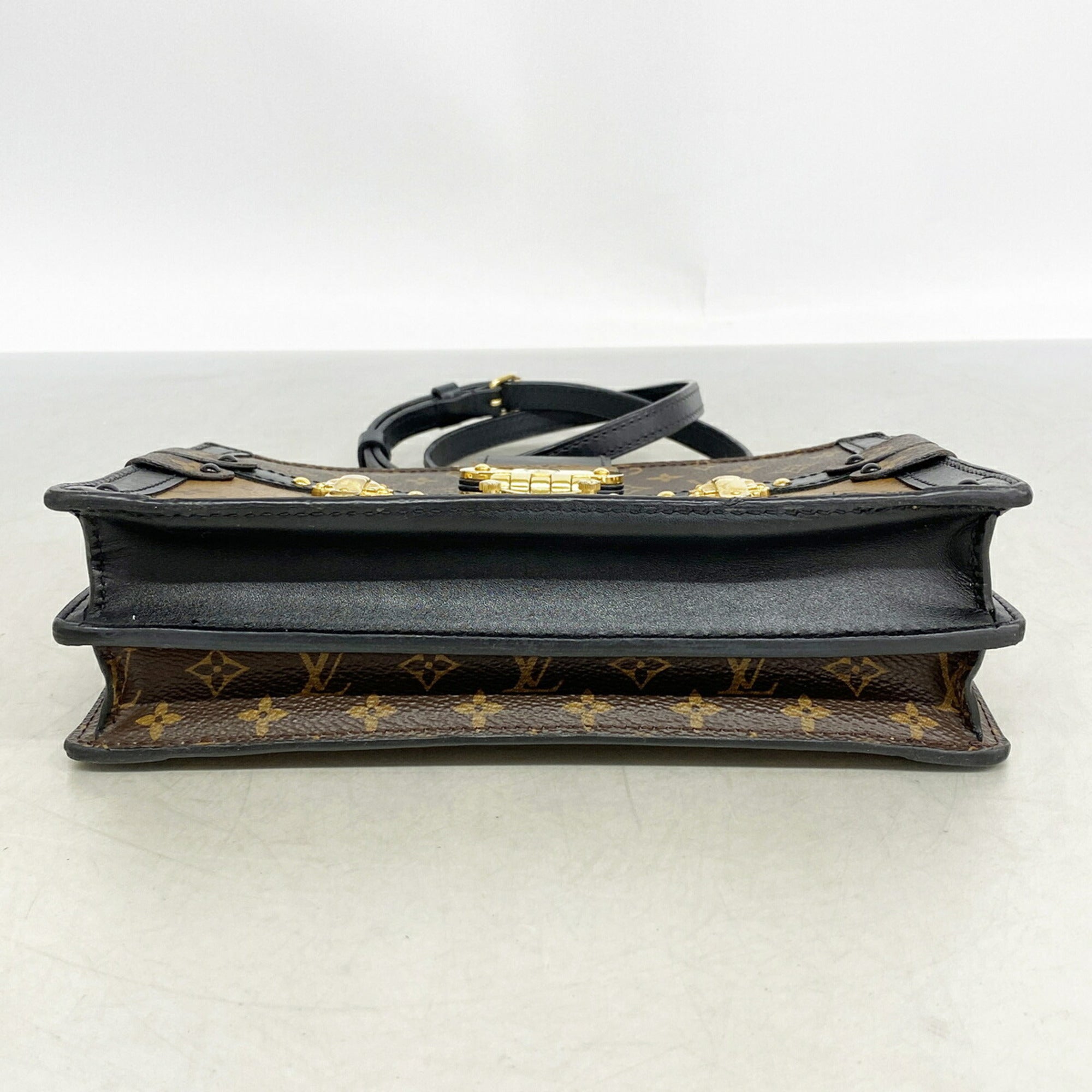 Louis Vuitton Black Brown Shoulder Bag (Pre-Owned)