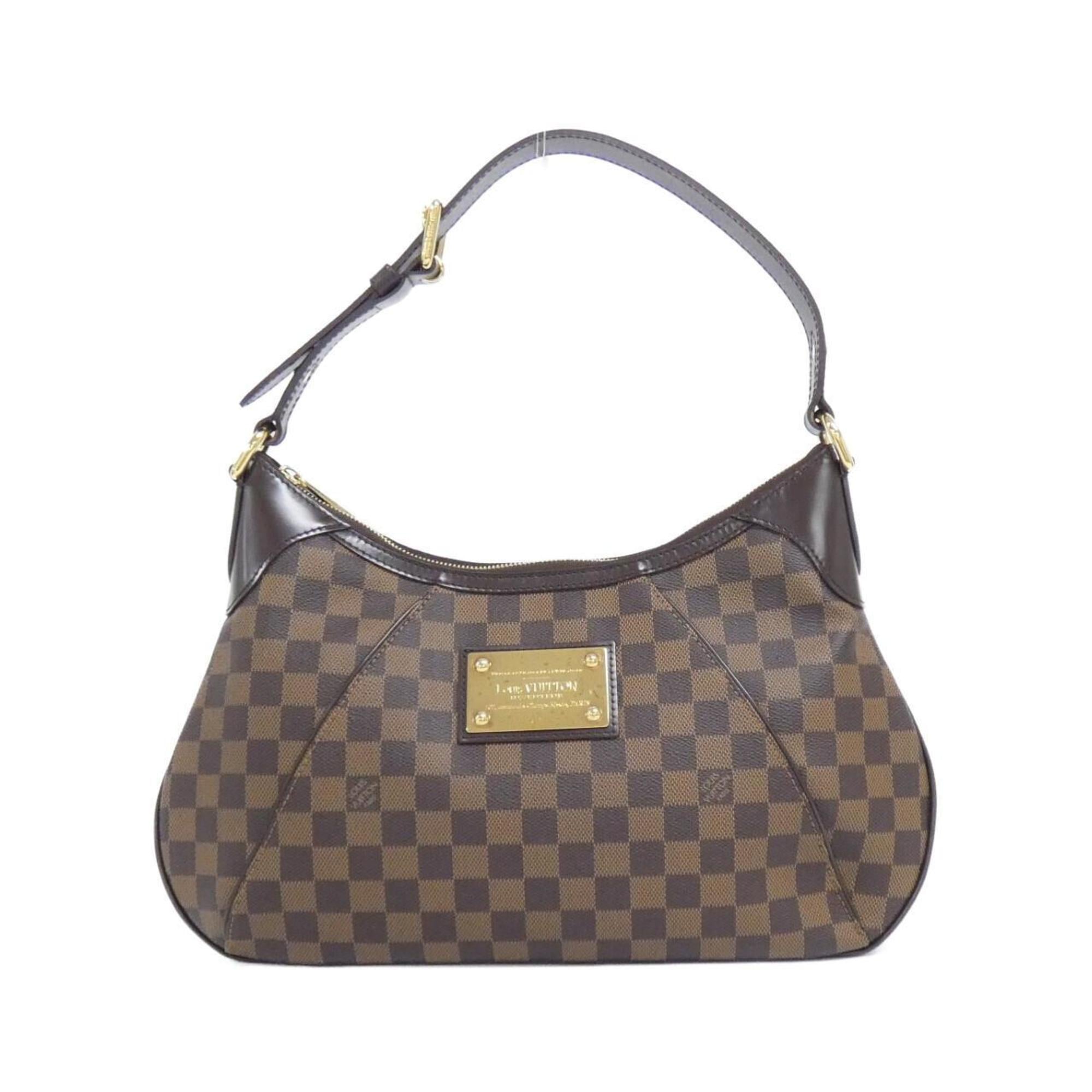 Louis Vuitton Brown Coated Canvas Shoulder Bag (Pre-Owned)