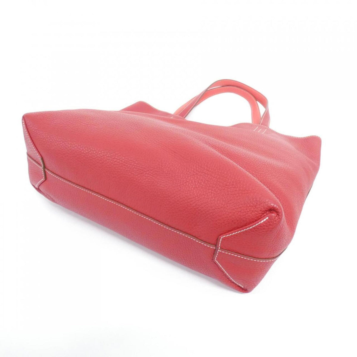 Hermes Rose Jaipur Rouge Casaque Taurillon Clemence Leather Handbag (Pre-Owned)