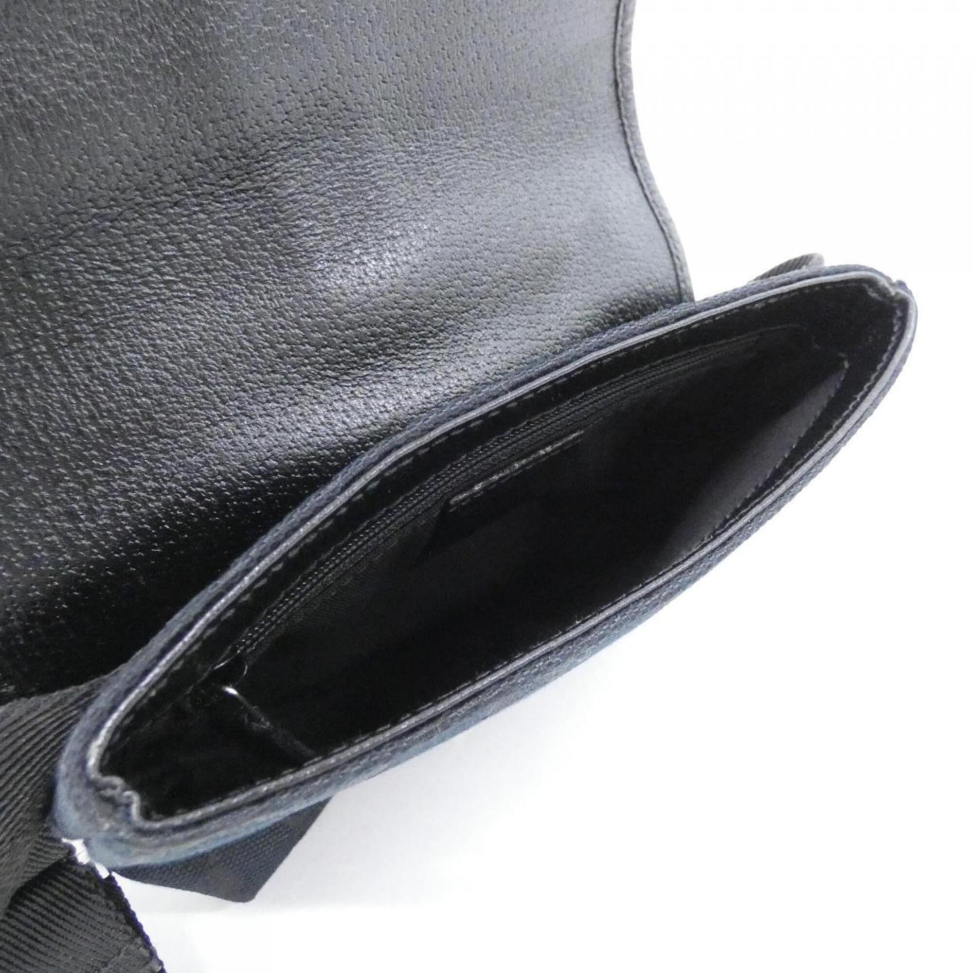 Gucci Black Gg Canvas Fanny Pack (Pre-Owned)