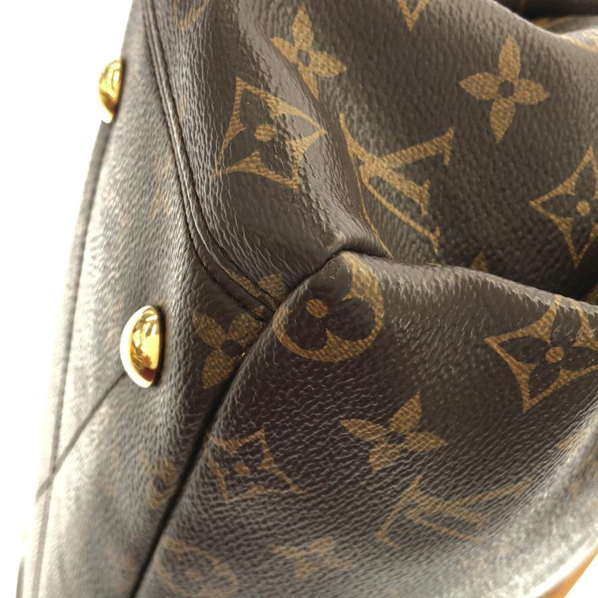 Louis Vuitton Cerise Marron Coated Canvas Handbag (Pre-Owned)