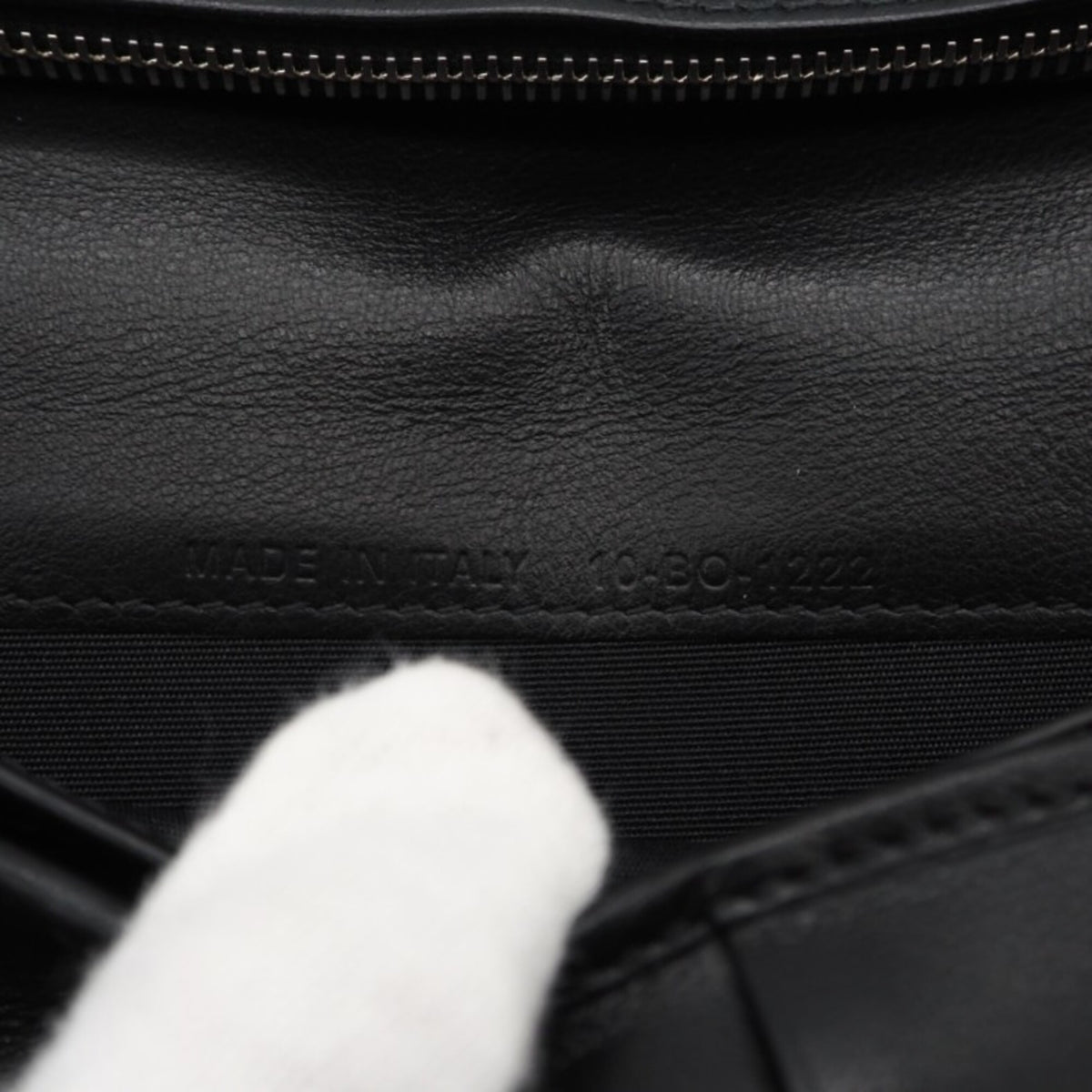 Christian Dior Black Leather Long Wallet (Bi-Fold) (Pre-Owned)