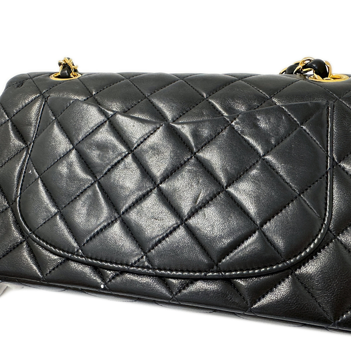Chanel Black Handbag Shoulder Bag (Pre-Owned)