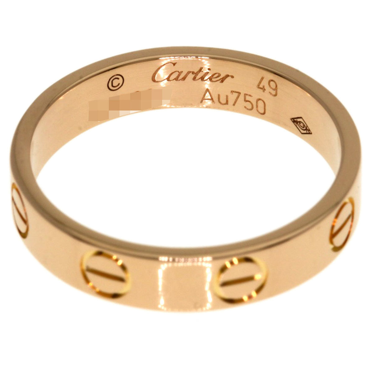 Cartier Pink Gold (18K) Band Ring (Pre-Owned)