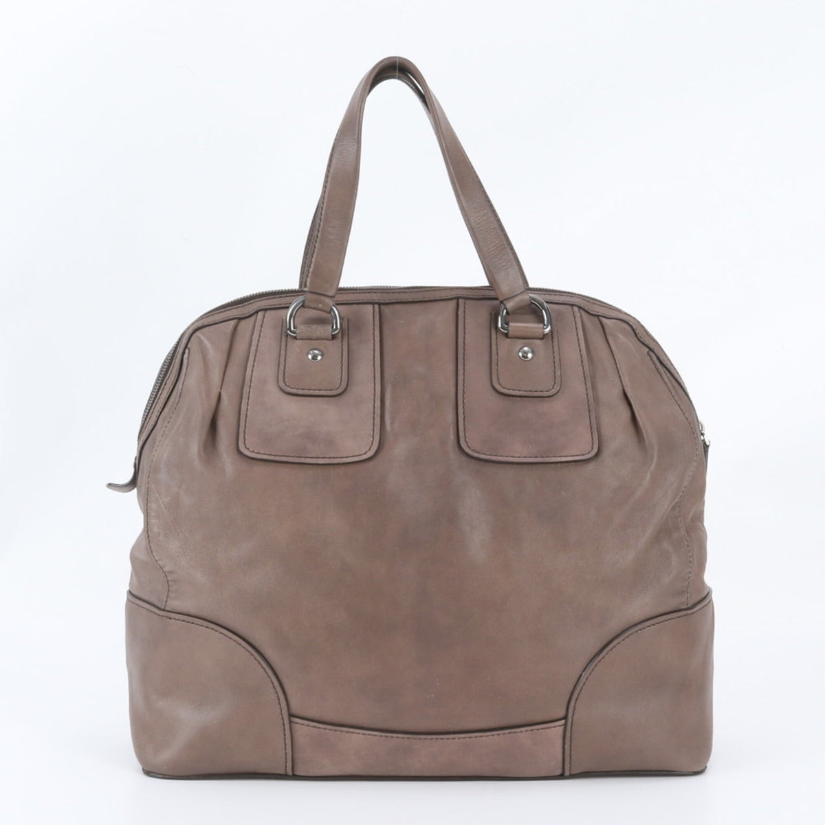 Miu Miu Pink Leather Boston Bag (Pre-Owned)