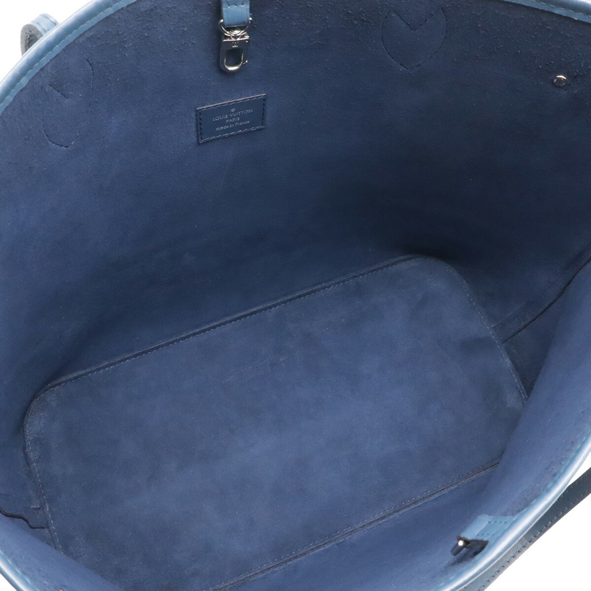 Louis Vuitton Blue Epi Leather Shoulder Bag Tote Bag (Pre-Owned)