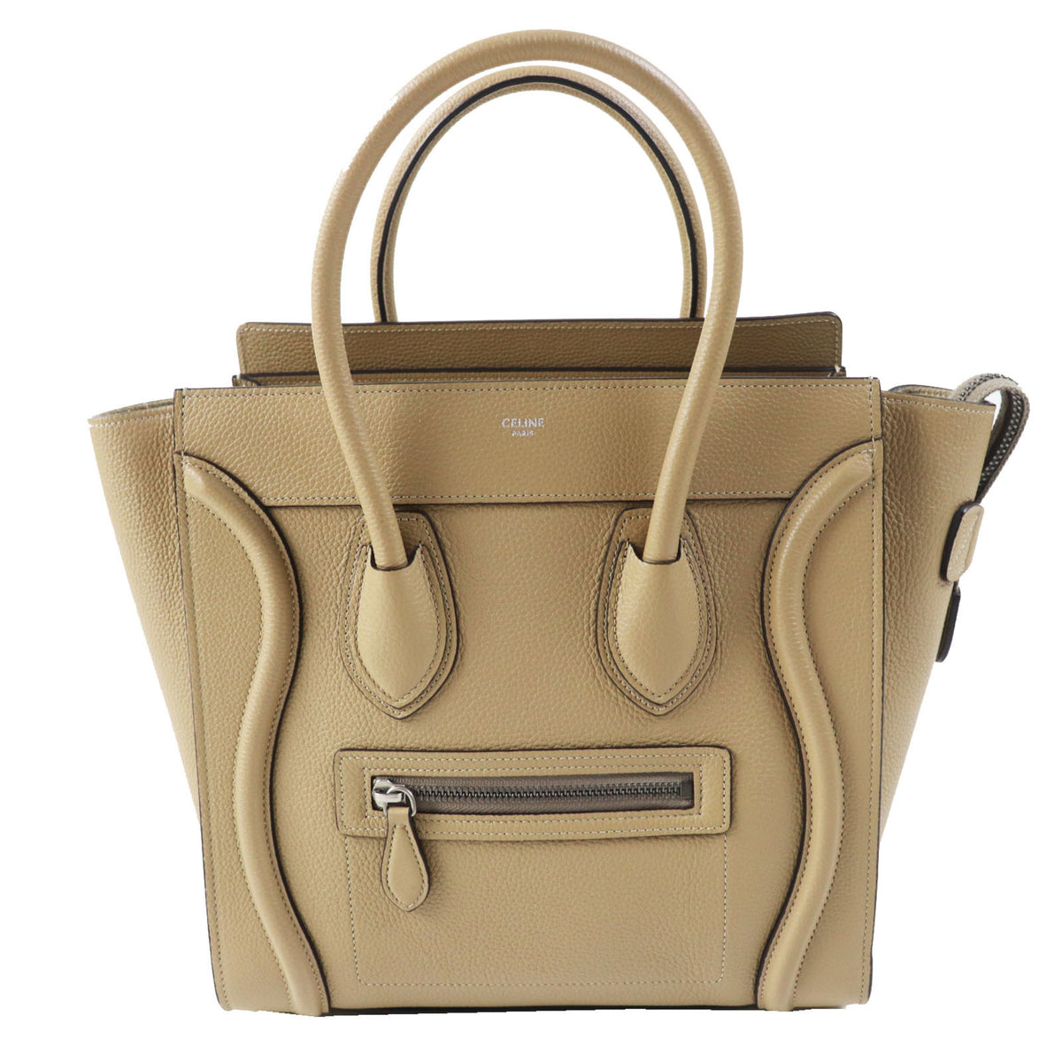 Celine Beige Leather Handbag (Pre-Owned)
