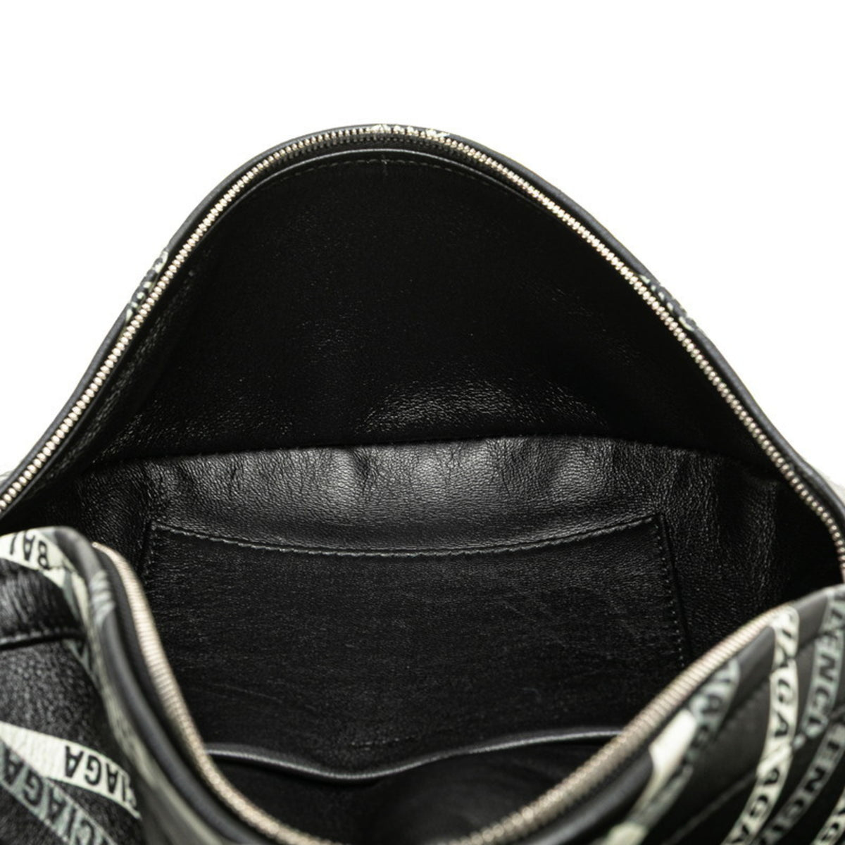 Balenciaga Black Green Leather Fanny Pack (Pre-Owned)