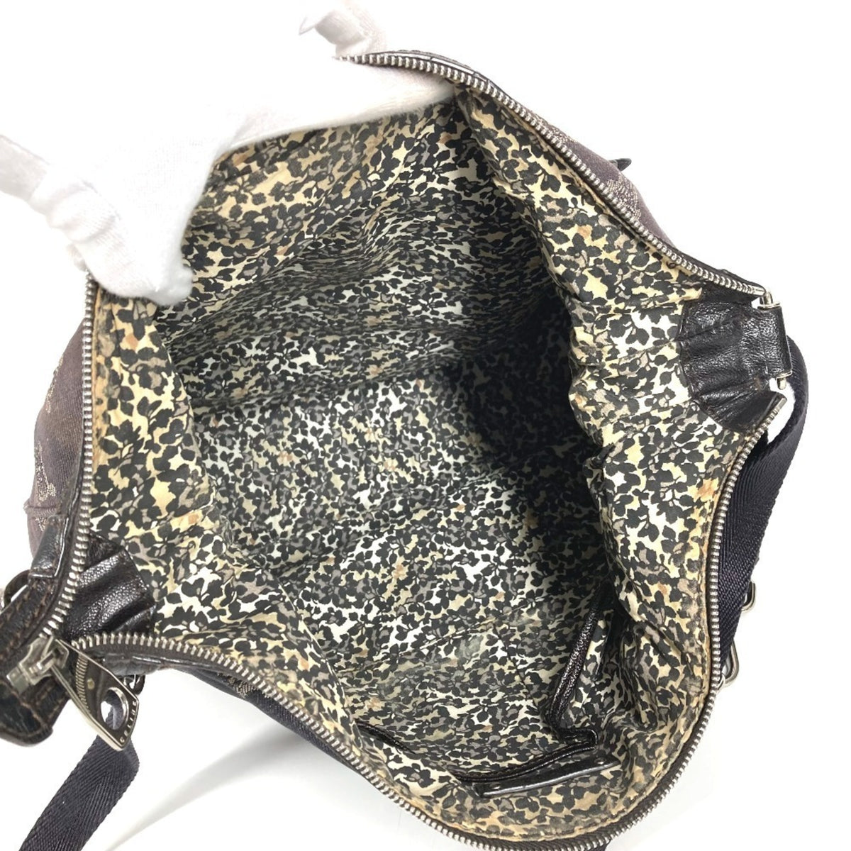 Celine Navy Denim Leather Shoulder Bag (Pre-Owned)
