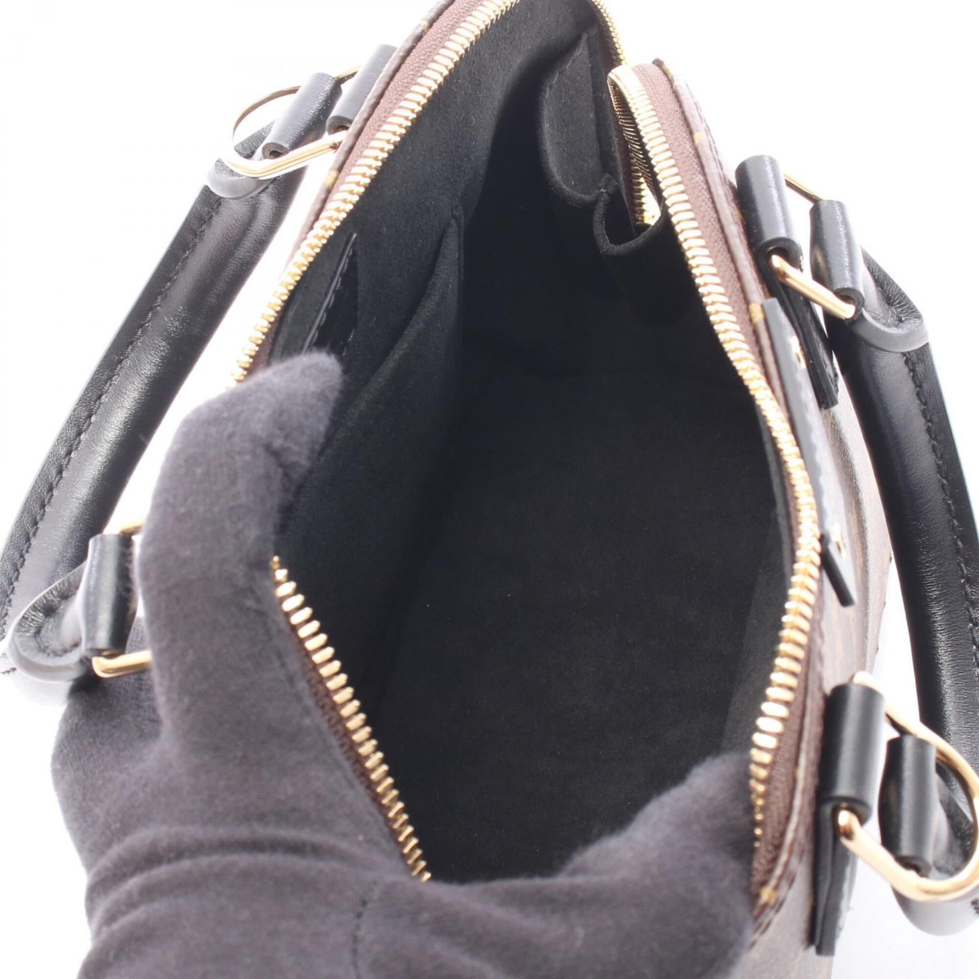 Louis Vuitton Black Brown Monogram Monogram Handbag (Pre-Owned)