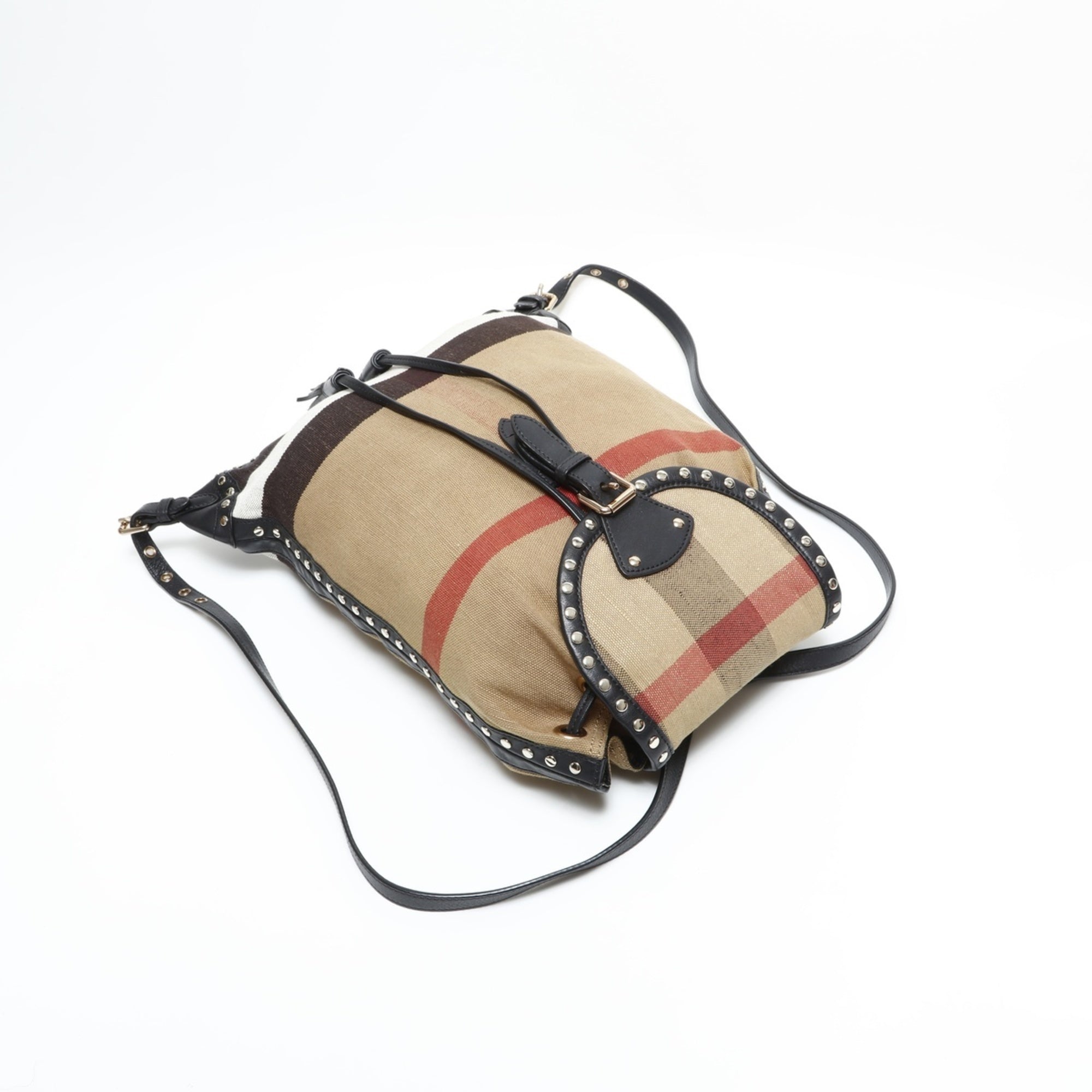 Burberry Beige Canvas Backpack (Pre-Owned)