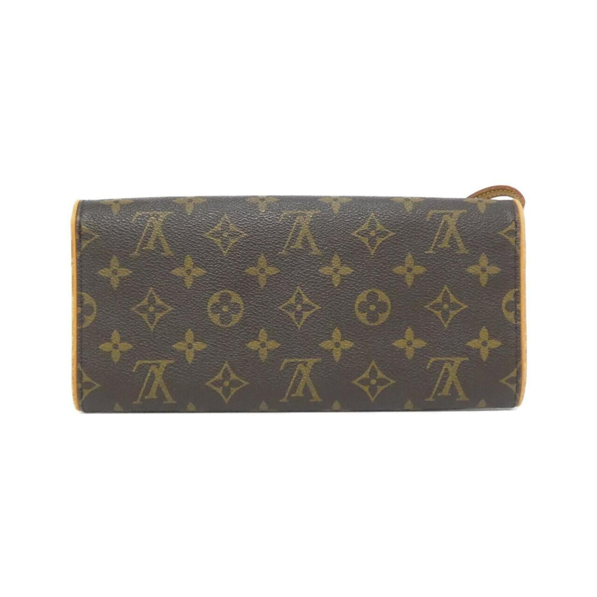 Louis Vuitton Brown Coated Canvas Pochette Shoulder Bag (Pre-Owned)