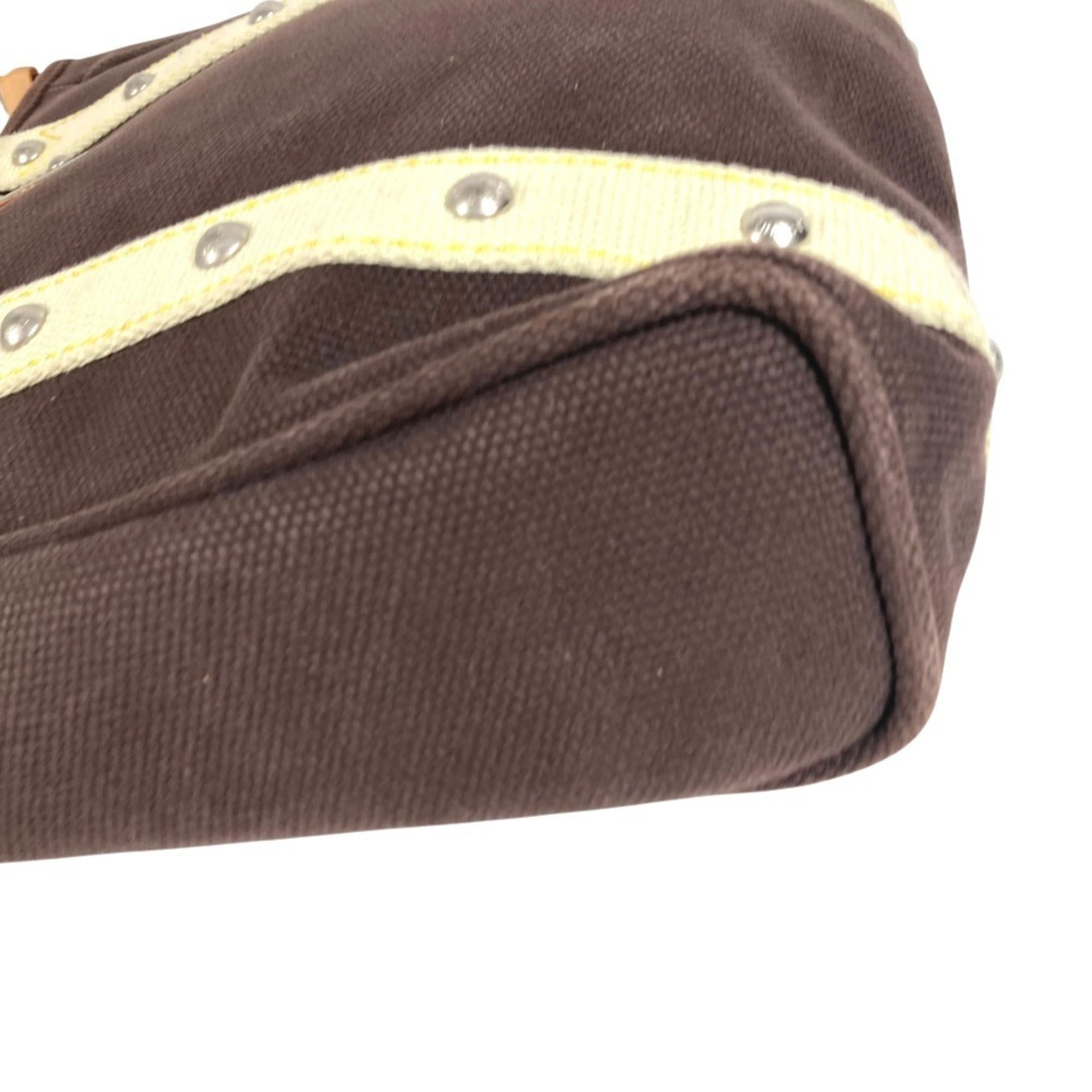 Louis Vuitton Brown Canvas Handbag Shoulder Bag Tote Bag (Pre-Owned)