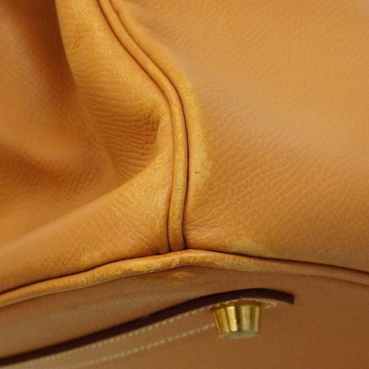 Hermes Natural Sable Courchevel Leather Handbag (Pre-Owned)