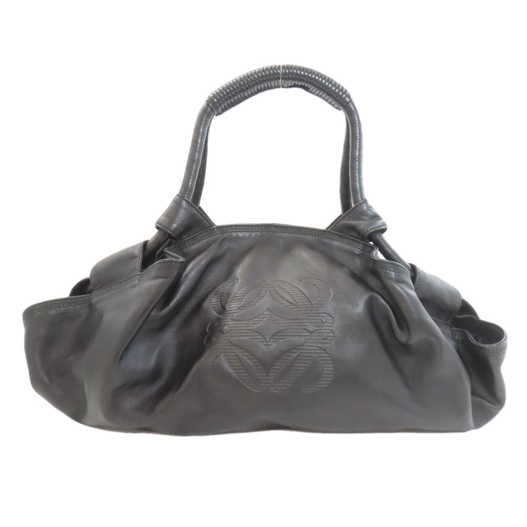Loewe Nappa Aire Black Leather Handbag (Pre-Owned)