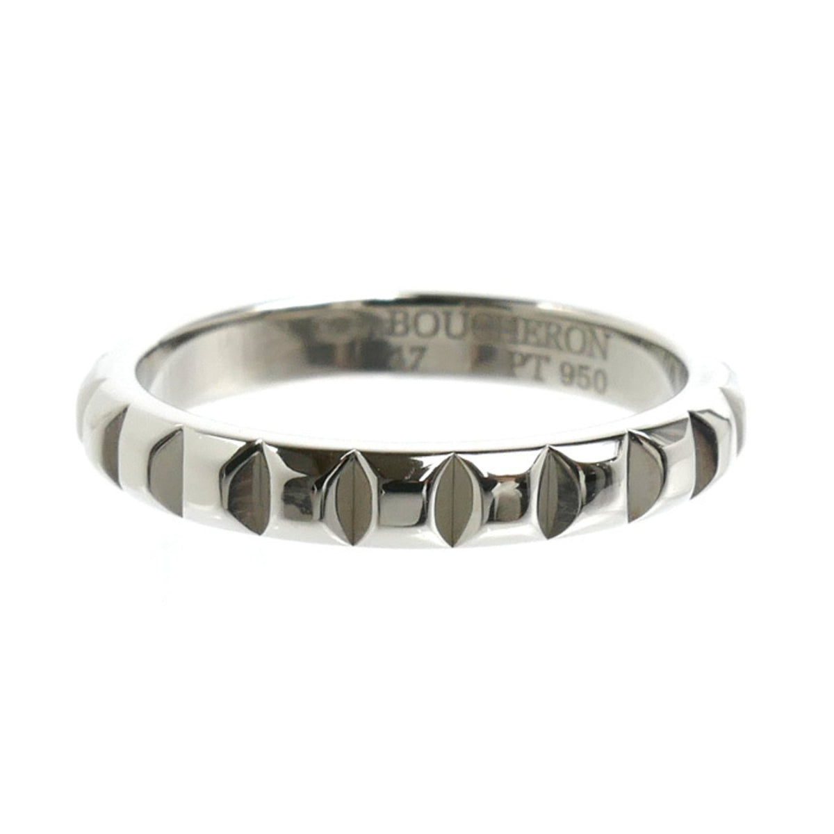 Boucheron Platinum 950 Band Ring (Pre-Owned)