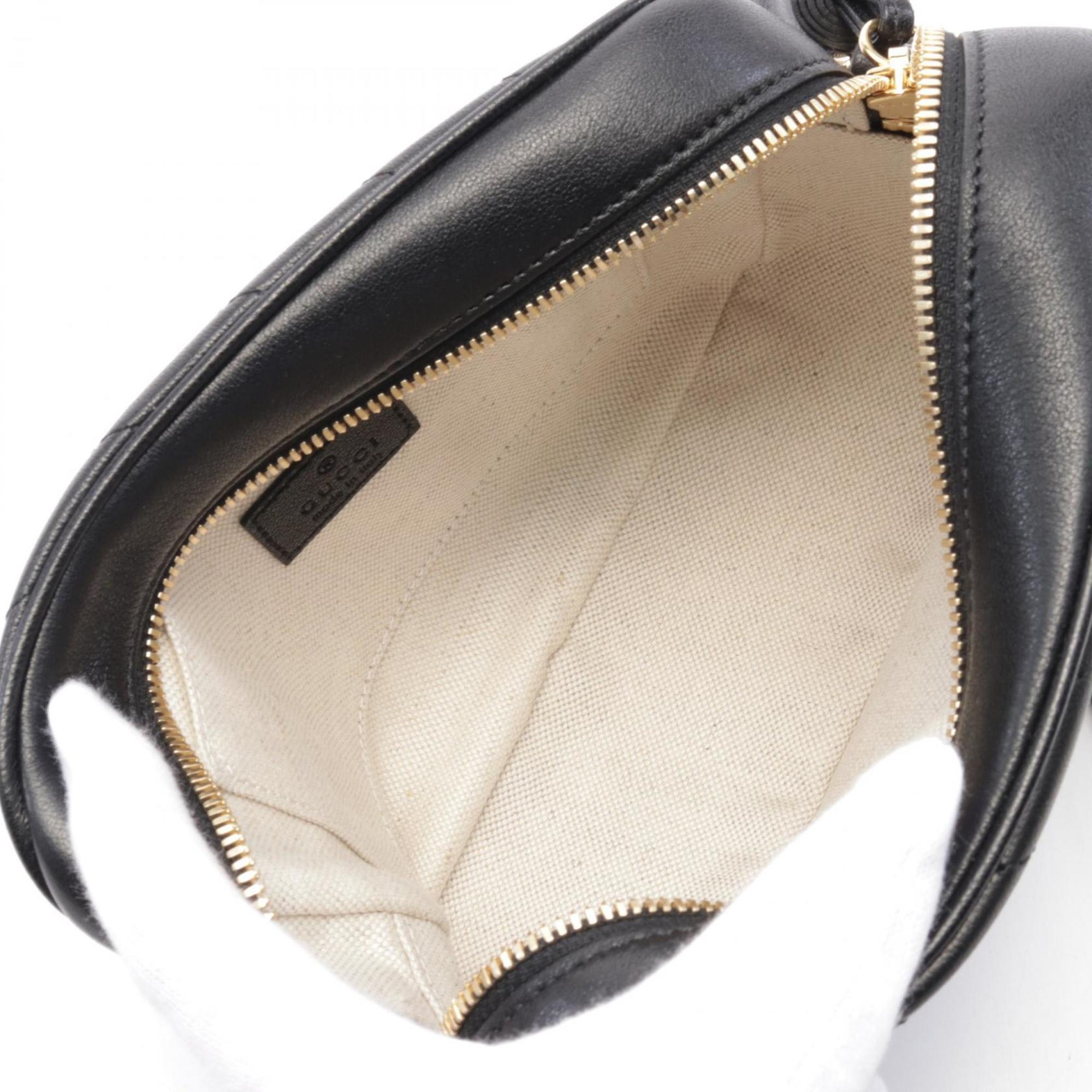 Gucci Black Leather Shoulder Bag (Pre-Owned)
