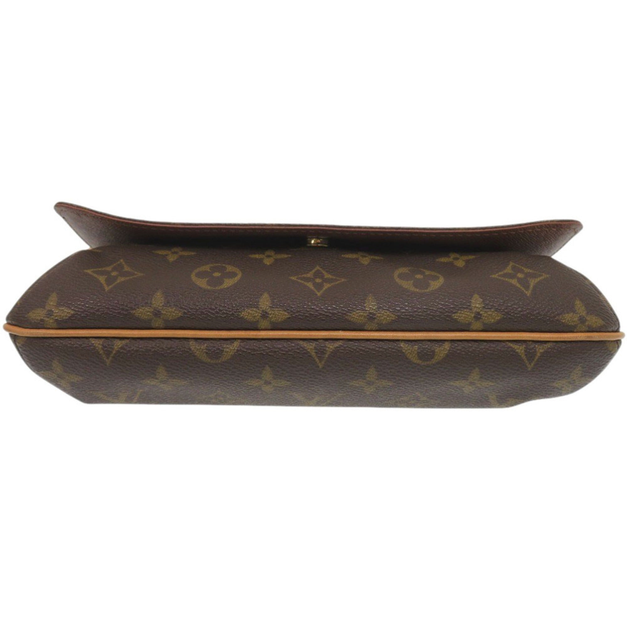 Louis Vuitton Brown Monogram Canvas Shoulder Bag (Pre-Owned)