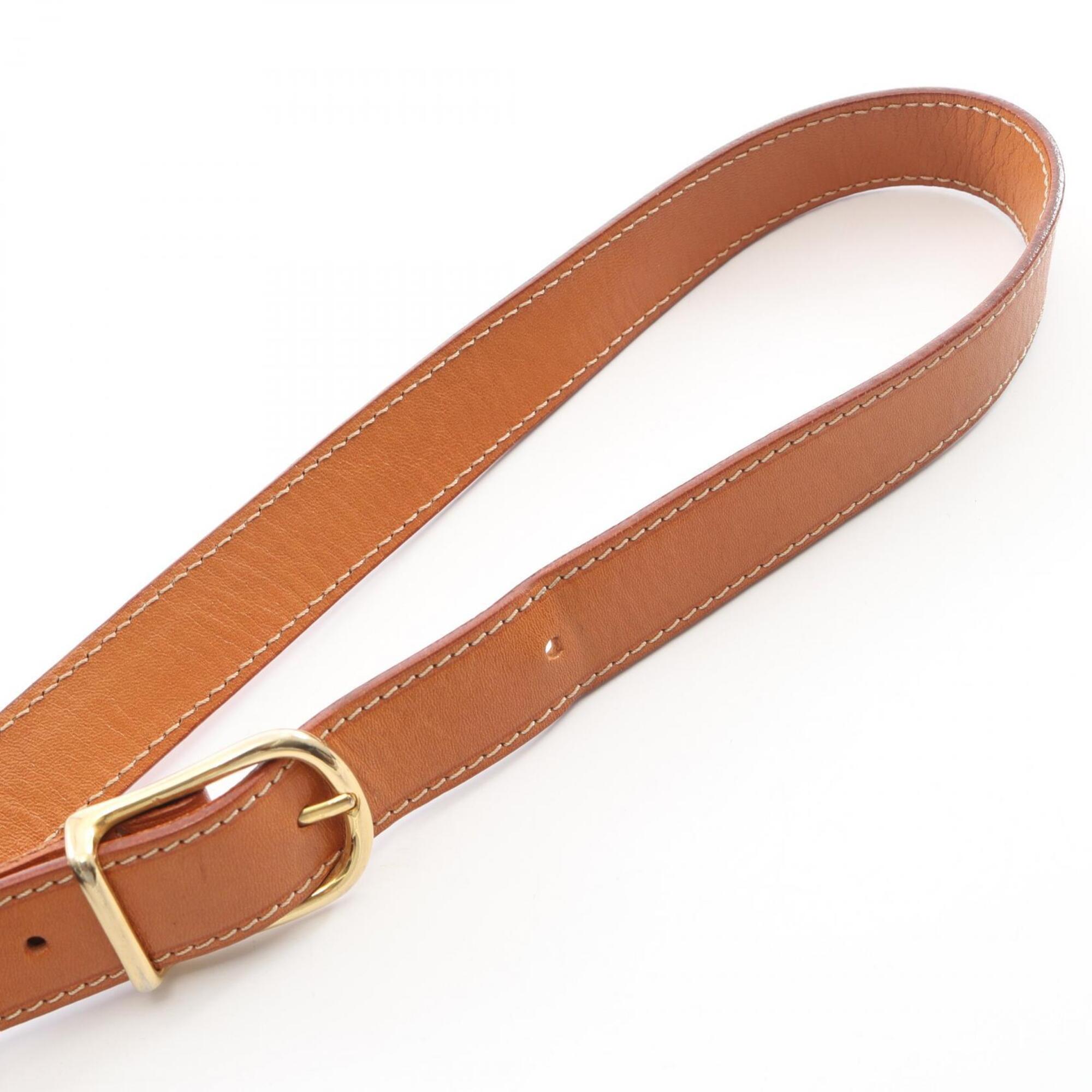 Celine Brown Coated Canvas Leather Handbag Shoulder Bag (Pre-Owned)
