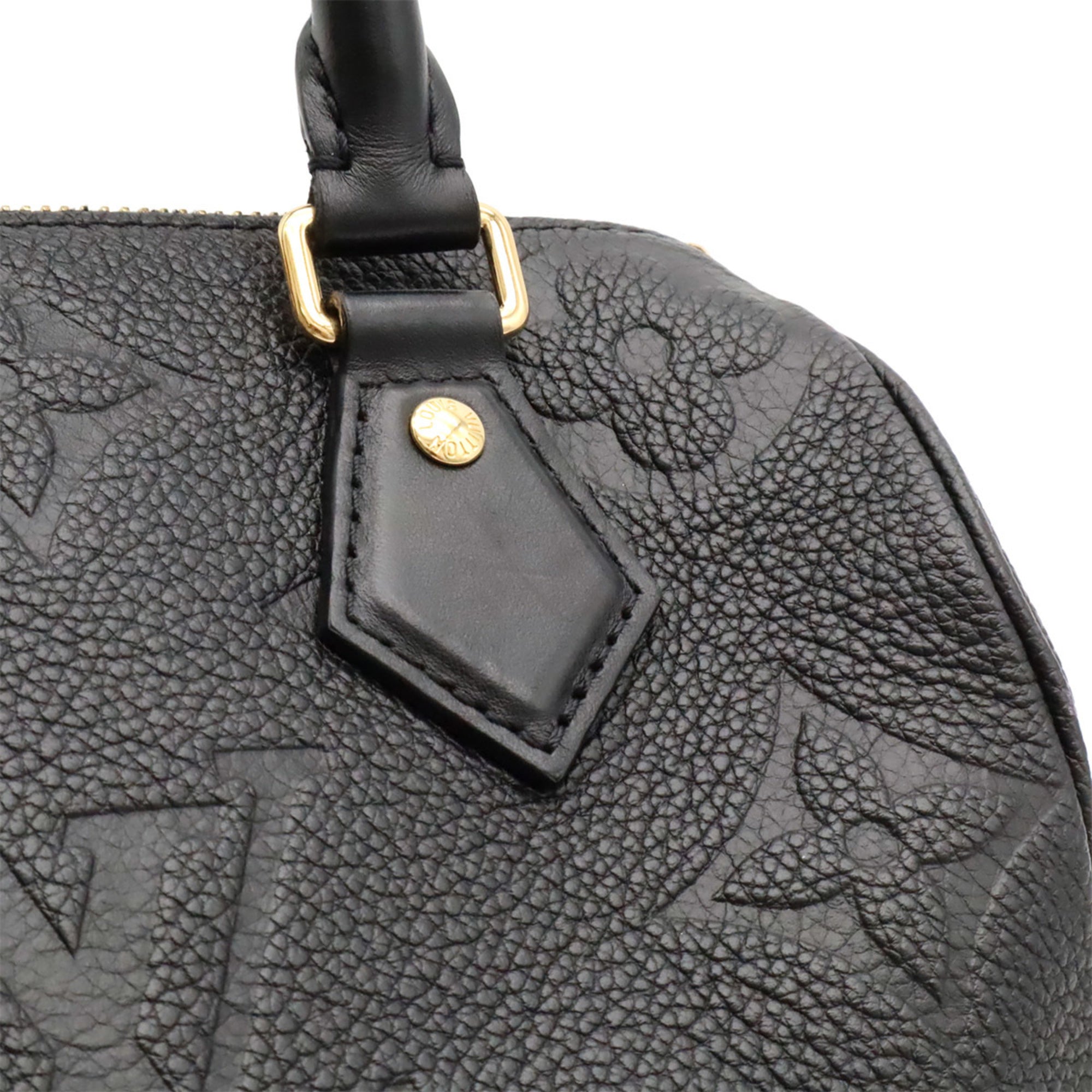 Louis Vuitton Black Noir Leather Handbag Shoulder Bag (Pre-Owned)