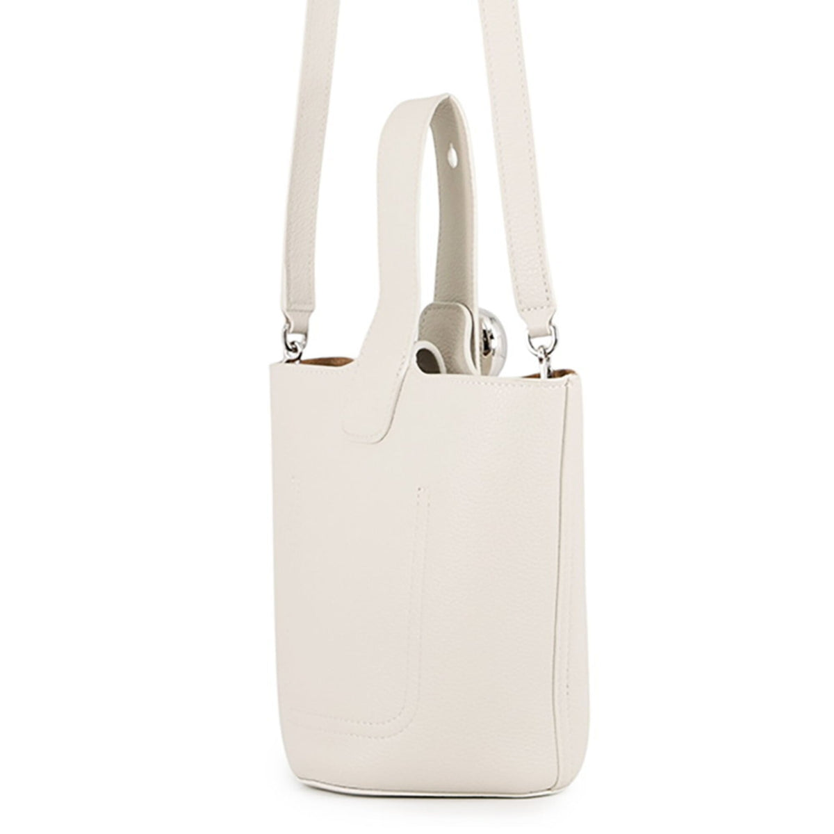 Loewe White Leather Handbag (Pre-Owned)