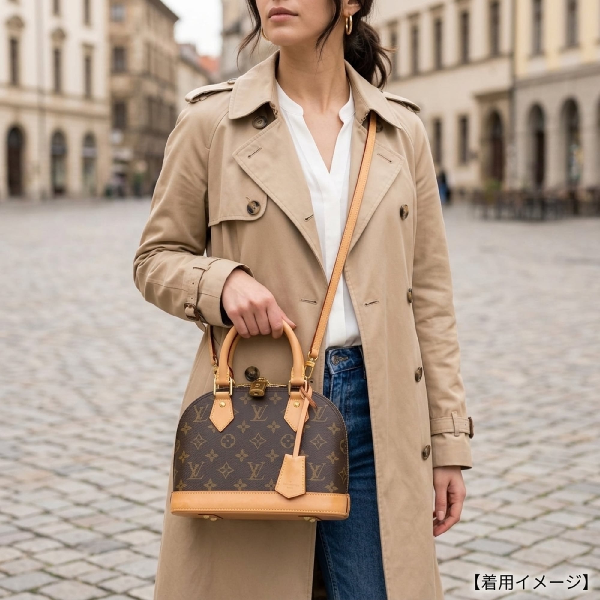 Louis Vuitton Monogram Brown Monogram Canvas Handbag Shoulder Bag (Pre-Owned)
