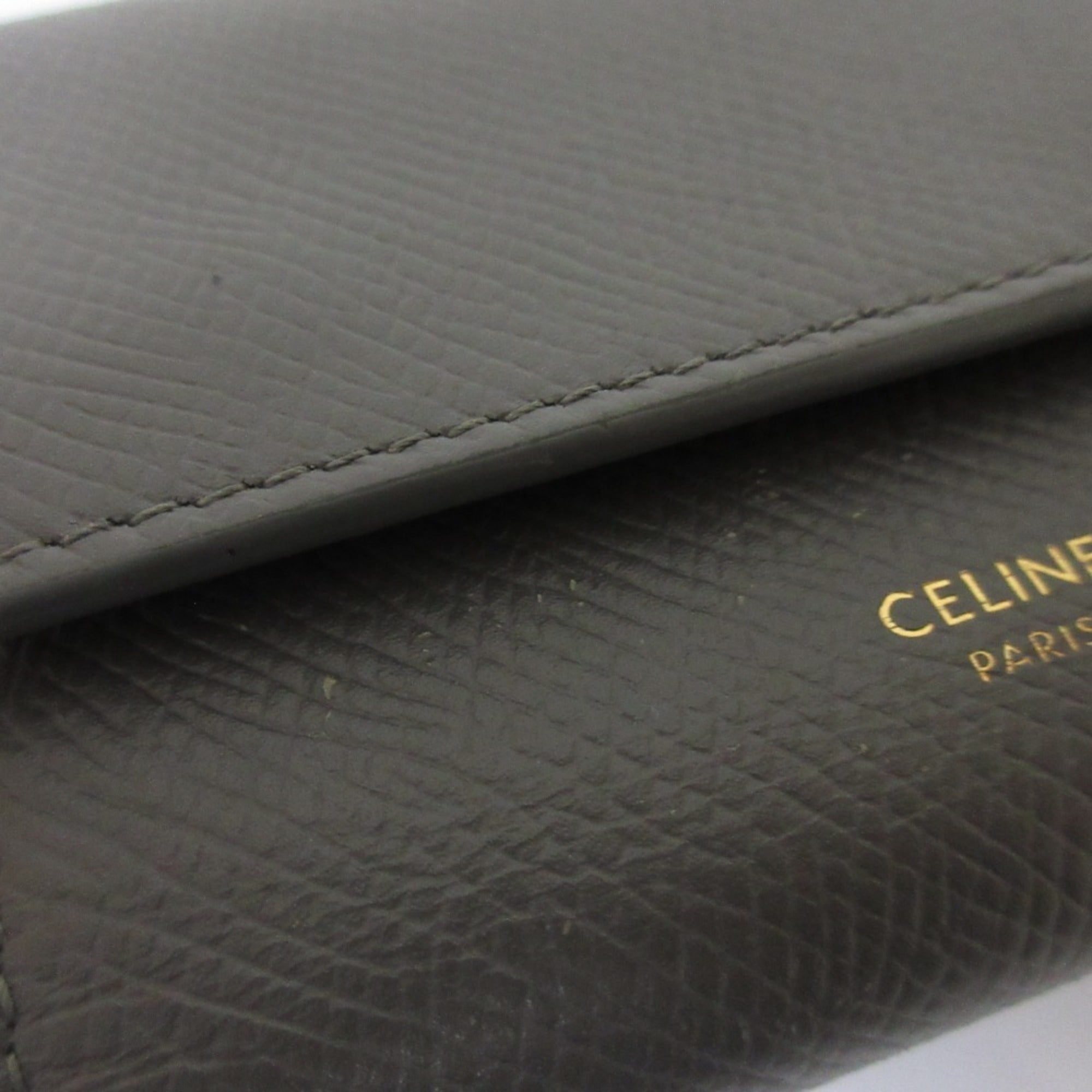 Celine Gray Wallet (Tri-Fold) (Pre-Owned)