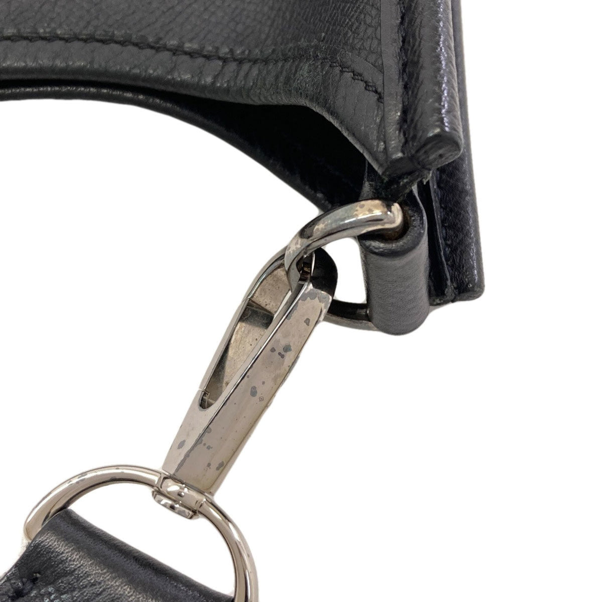 Hermes Black Epsom Leather Shoulder Bag (Pre-Owned)