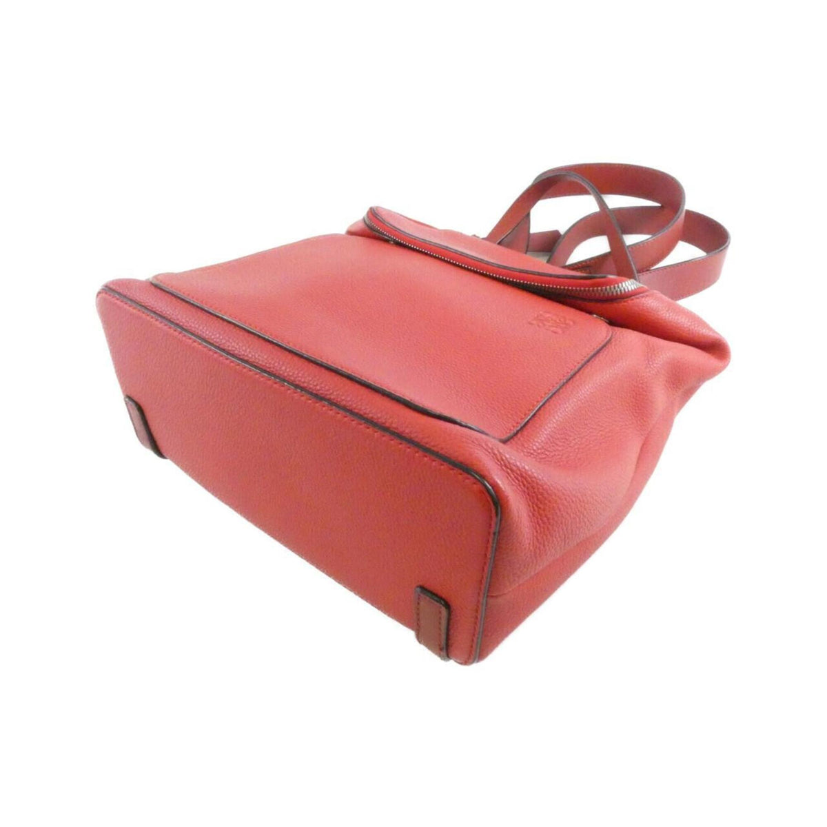 Loewe Red Color Leather Backpack (Pre-Owned)