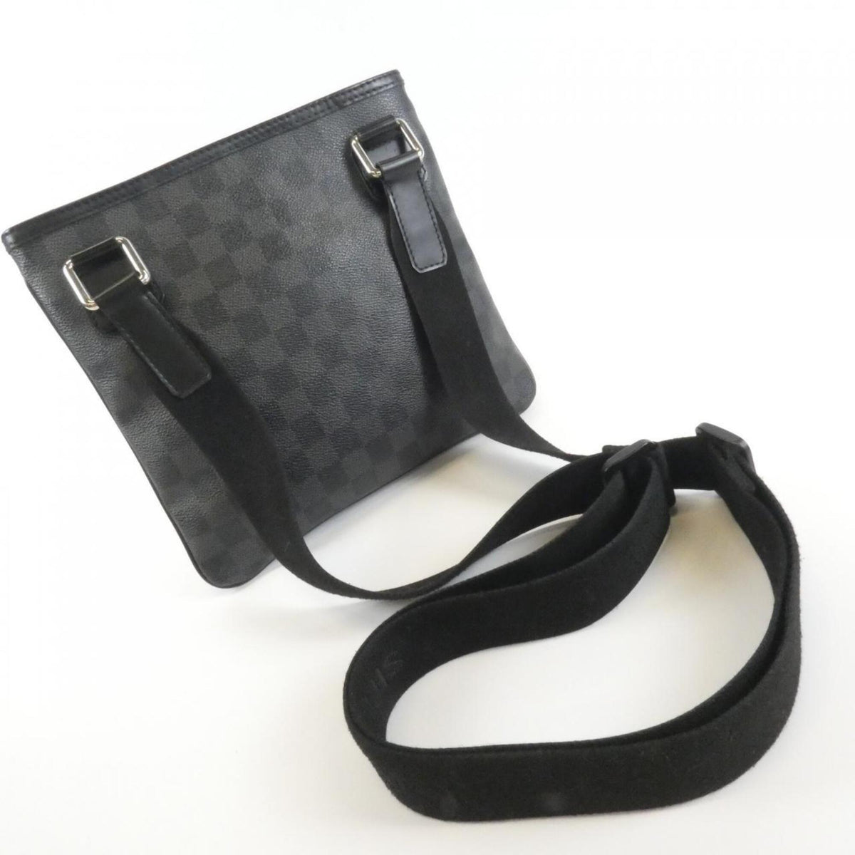 Louis Vuitton Graphite Coated Canvas Shoulder Bag (Pre-Owned)