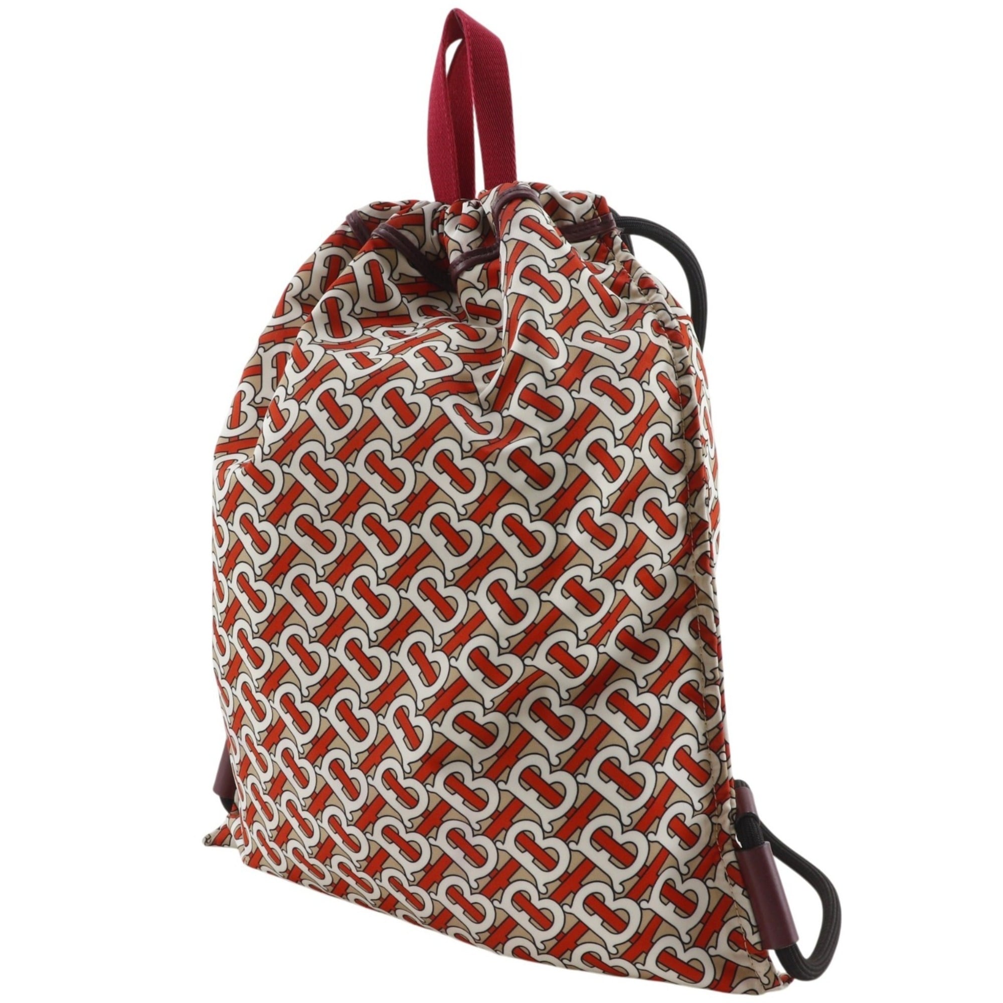 Burberry Orange Nylon Backpack (Pre-Owned)
