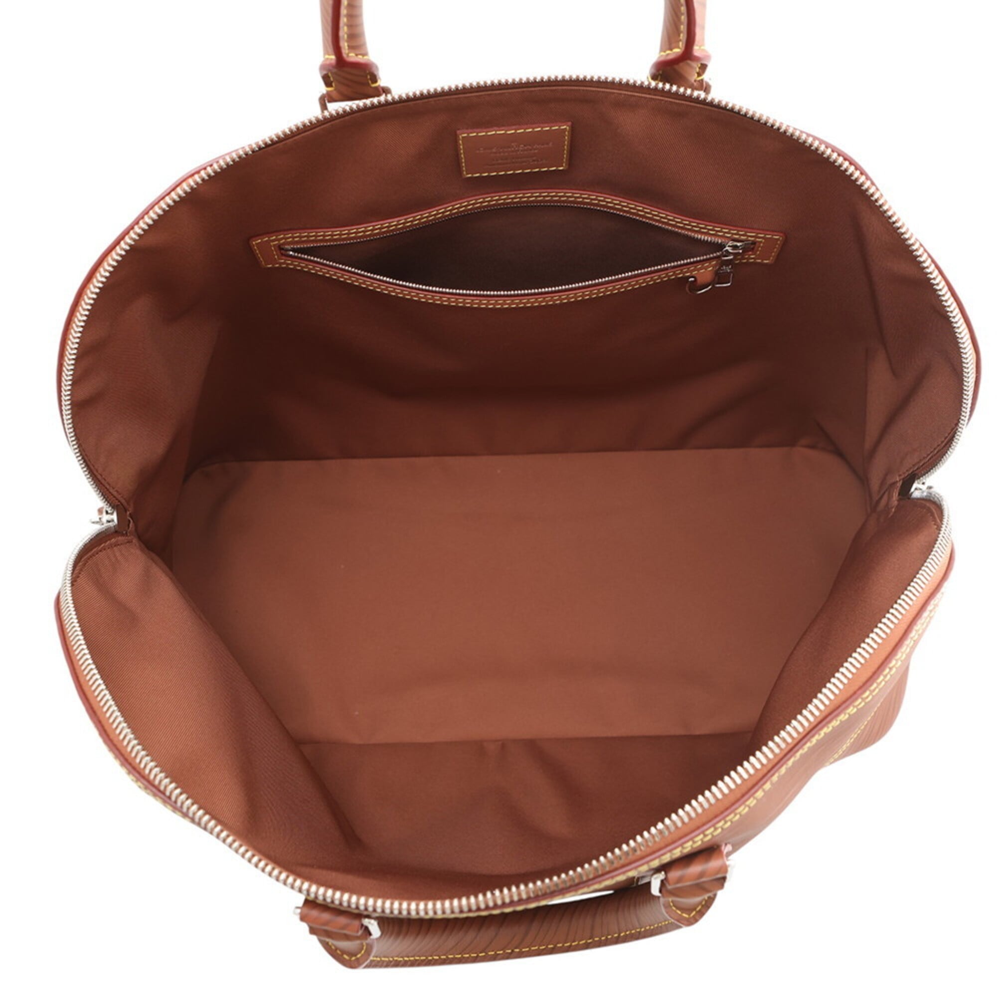 Louis Vuitton Epi Cognac Epi Leather Boston Bag Handbag (Pre-Owned)