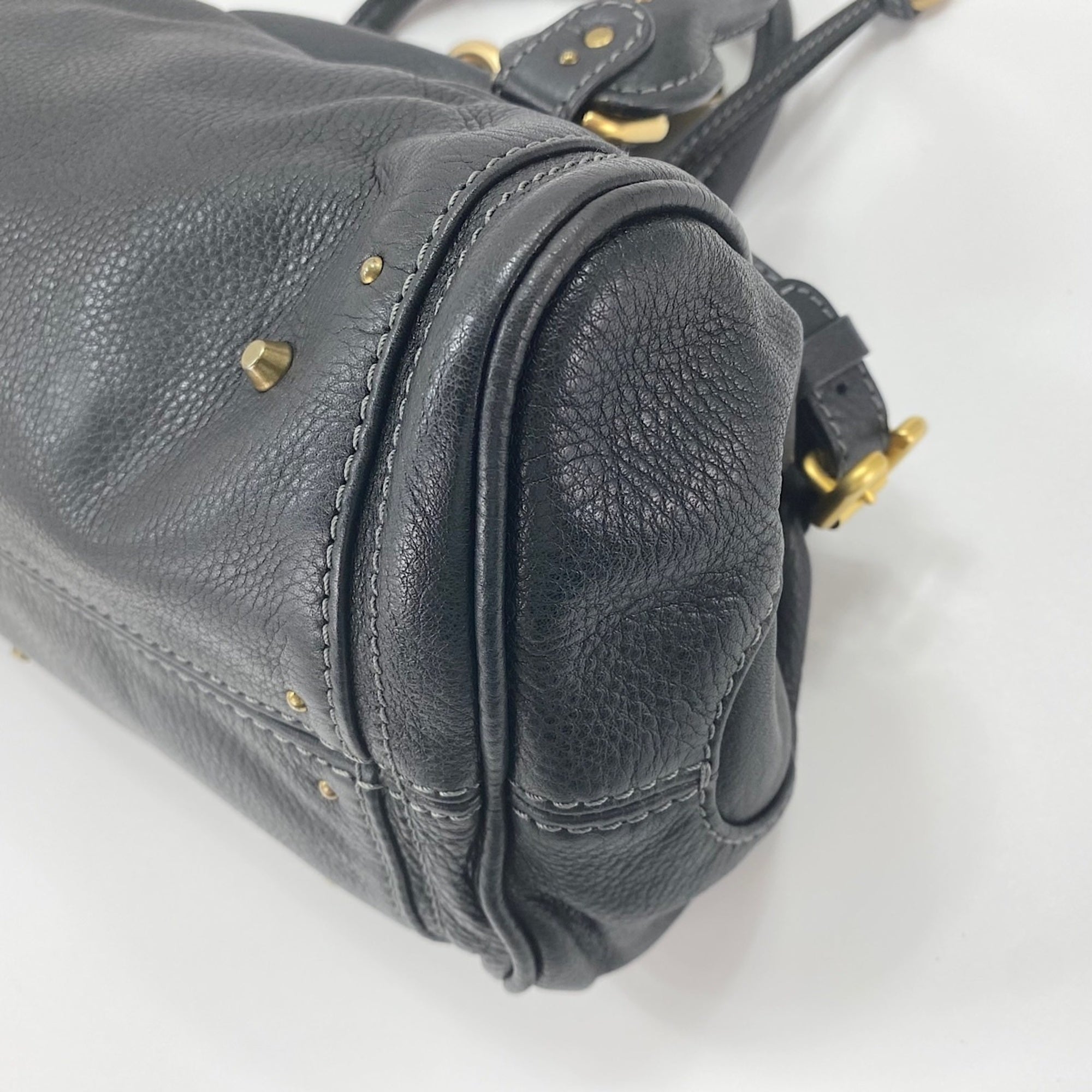 Chloé Paddington Black Handbag (Pre-Owned)