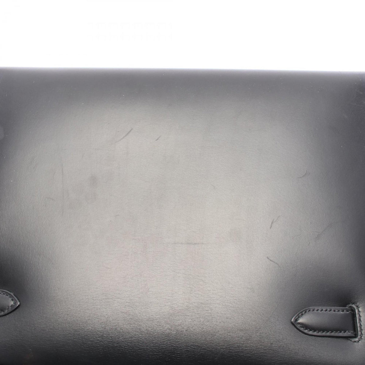 Hermes Black Box Calf Leather Handbag (Pre-Owned)