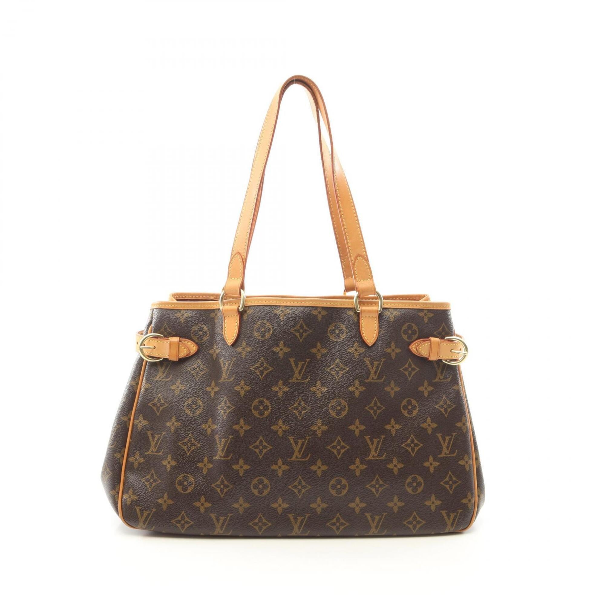 Louis Vuitton Brown Monogram Coated Canvas Leather Handbag Shoulder Bag (Pre-Owned)