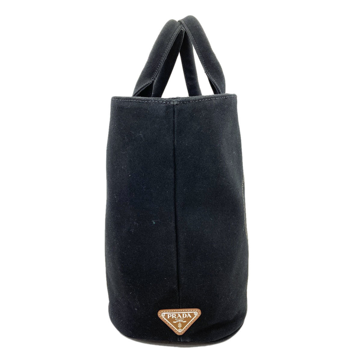 Prada Black Canvas Tote Bag (Pre-Owned)