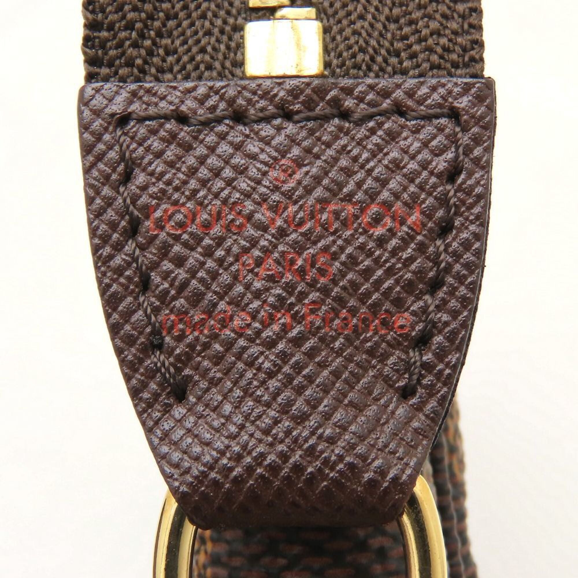 Louis Vuitton Ebene Damier Canvas Shoulder Bag (Pre-Owned)