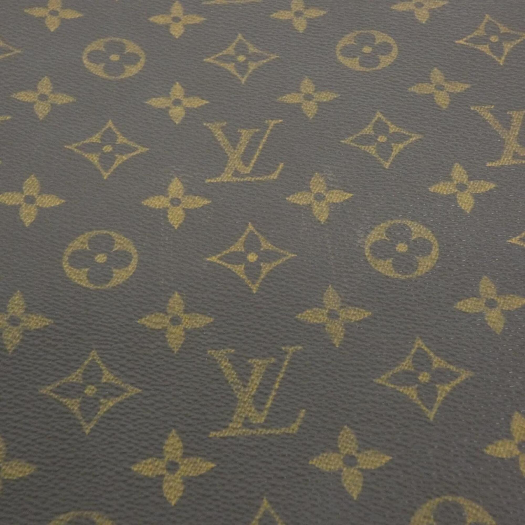 Louis Vuitton Marron Coated Canvas Handbag (Pre-Owned)