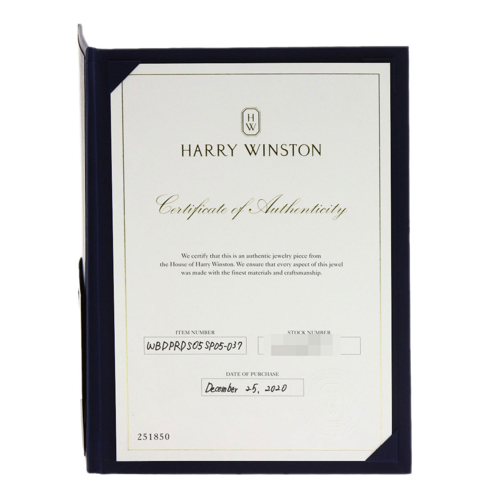 Harry Winston Platinum 950 Band Ring (Pre-Owned)