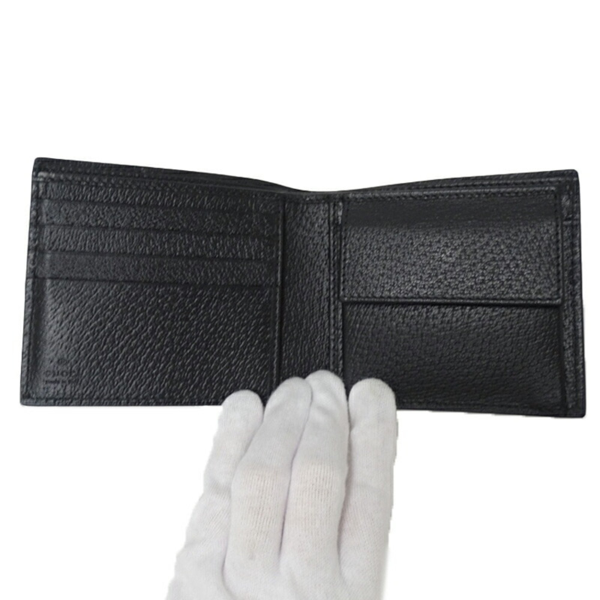 Gucci Black Leather Wallet (Bi-Fold) (Pre-Owned)